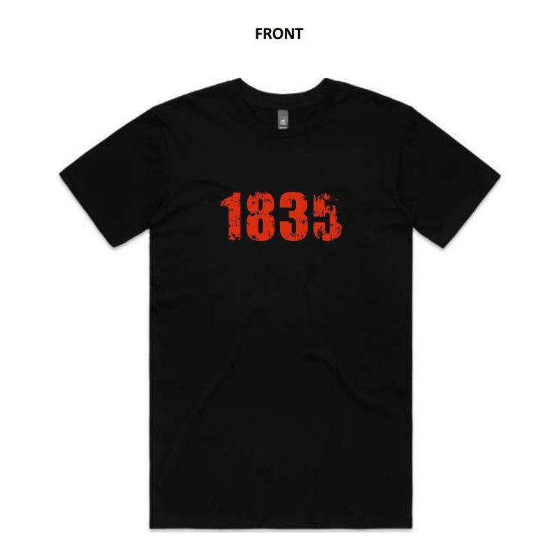 1835 Mens Tee- Black
