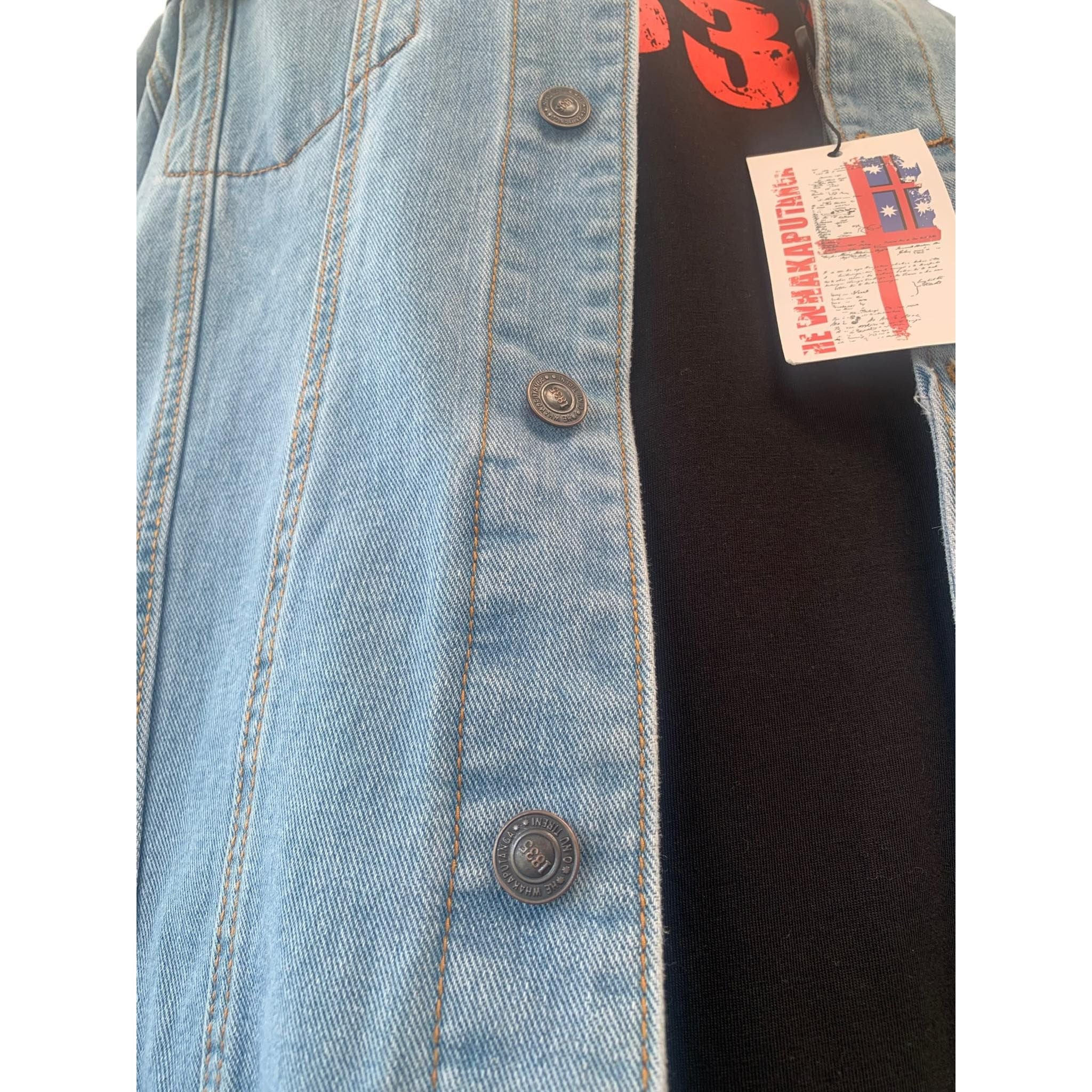 1835 He Whakaputanga Trucker Denim Unisex Jacket
