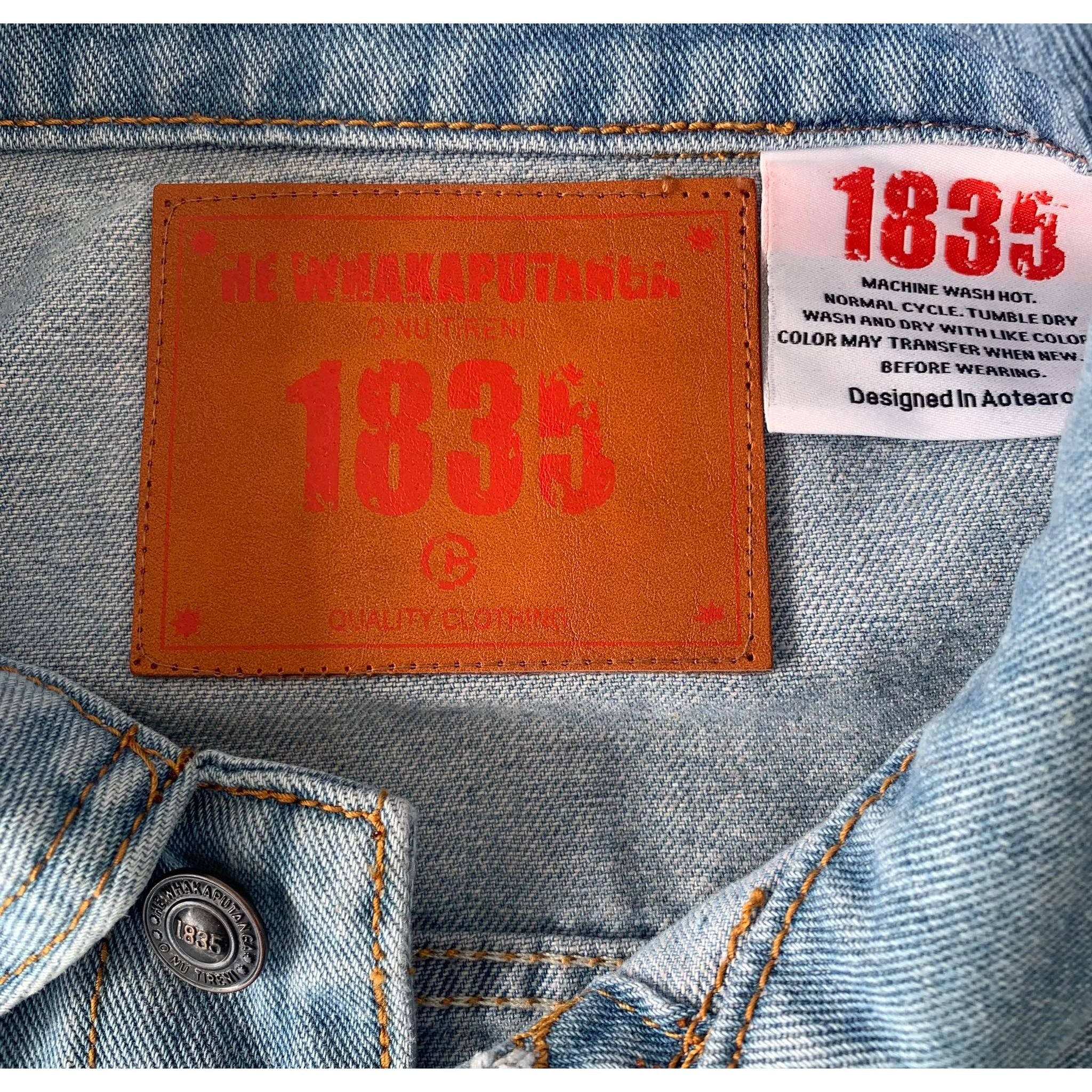 1835 He Whakaputanga Trucker Denim Unisex Jacket