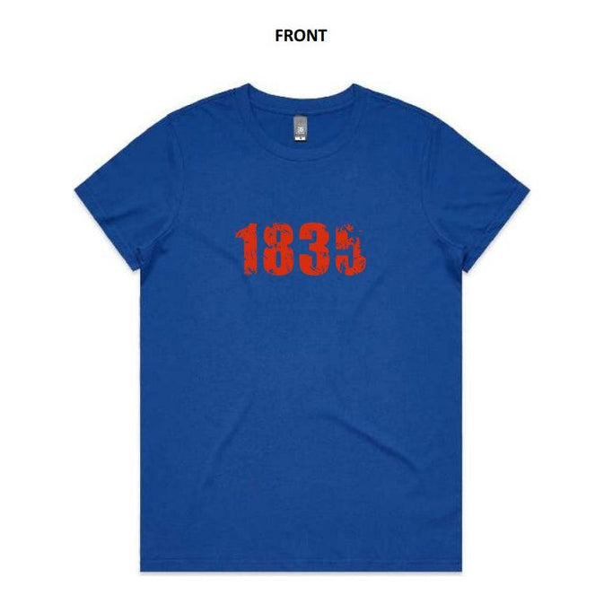 1835 Womans Scoop neck -Blue
