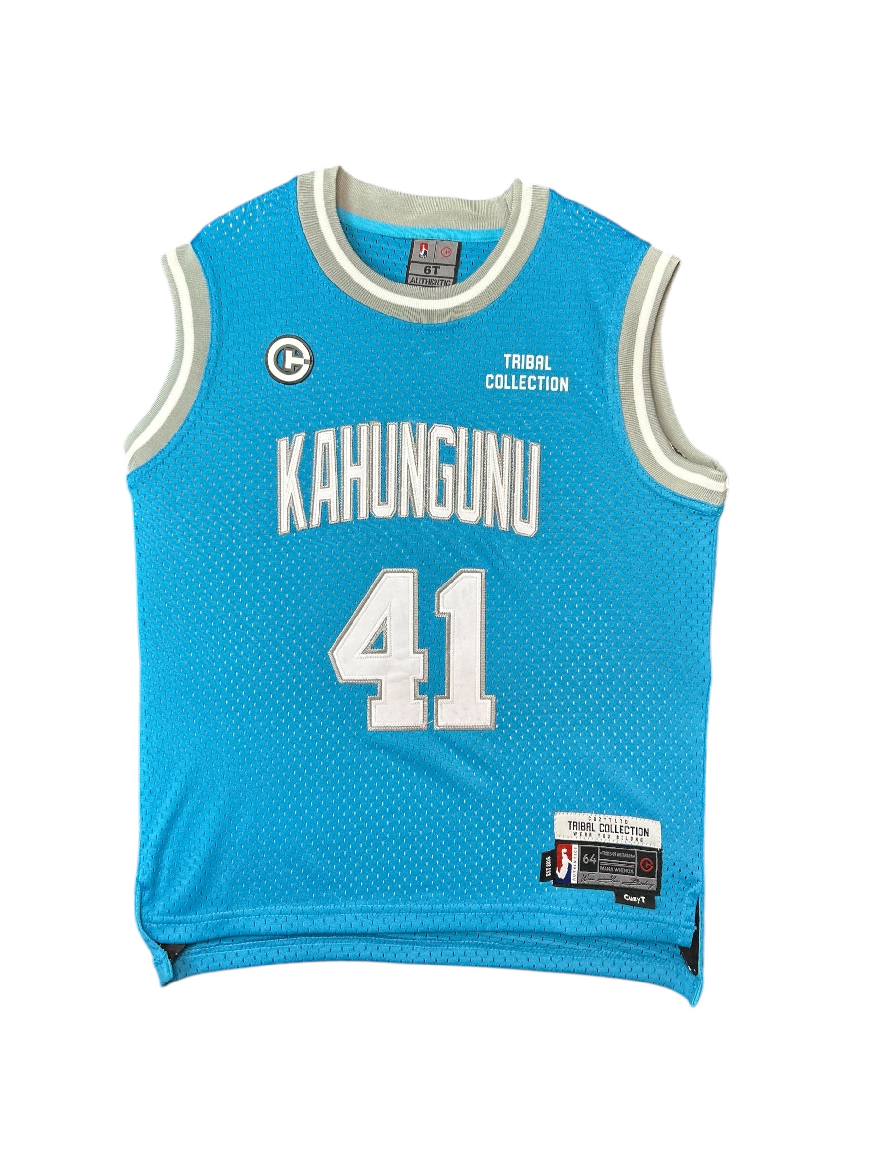 Kahungunu Kids Basketball mesh singlet