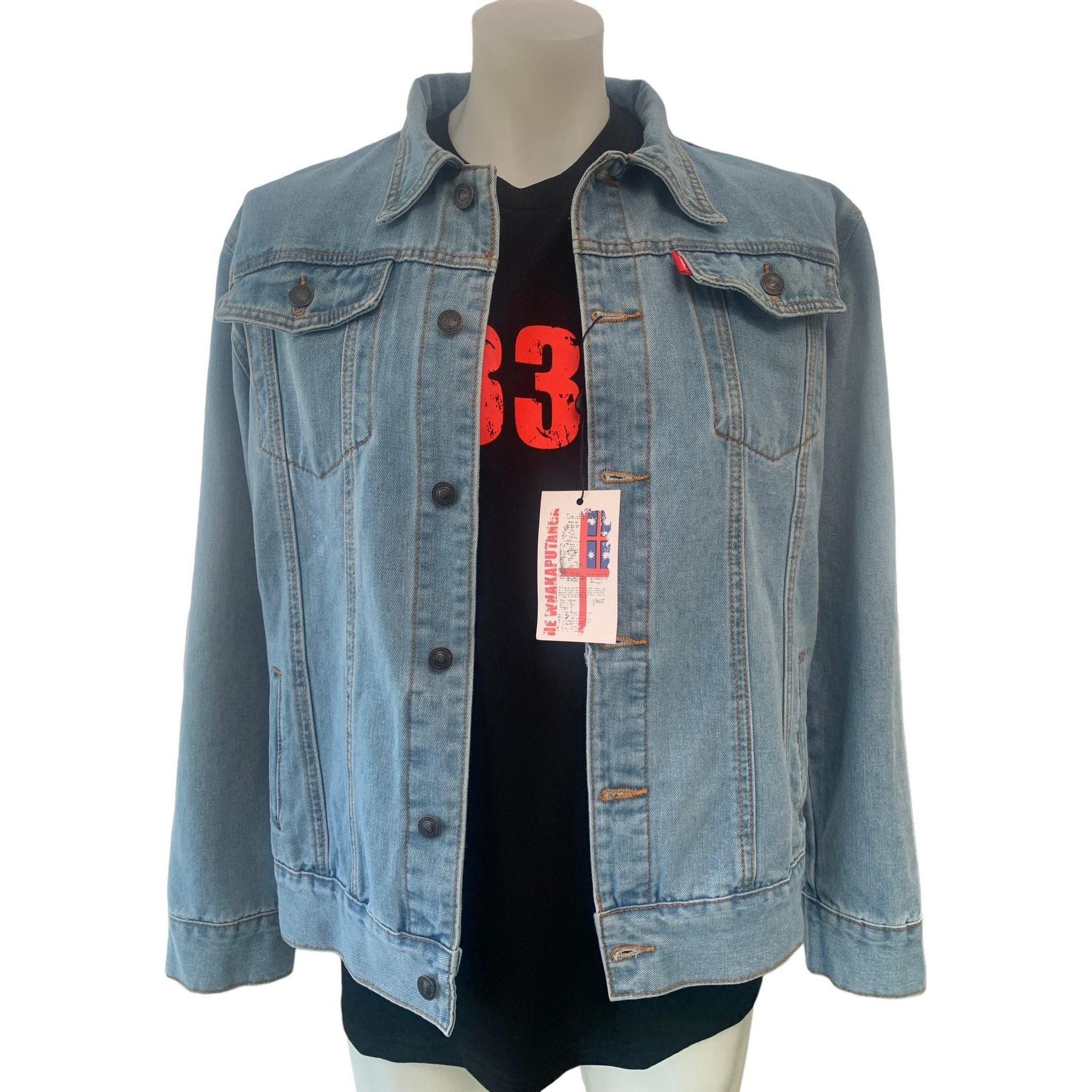 1835 He Whakaputanga Trucker Denim Unisex  Jacket