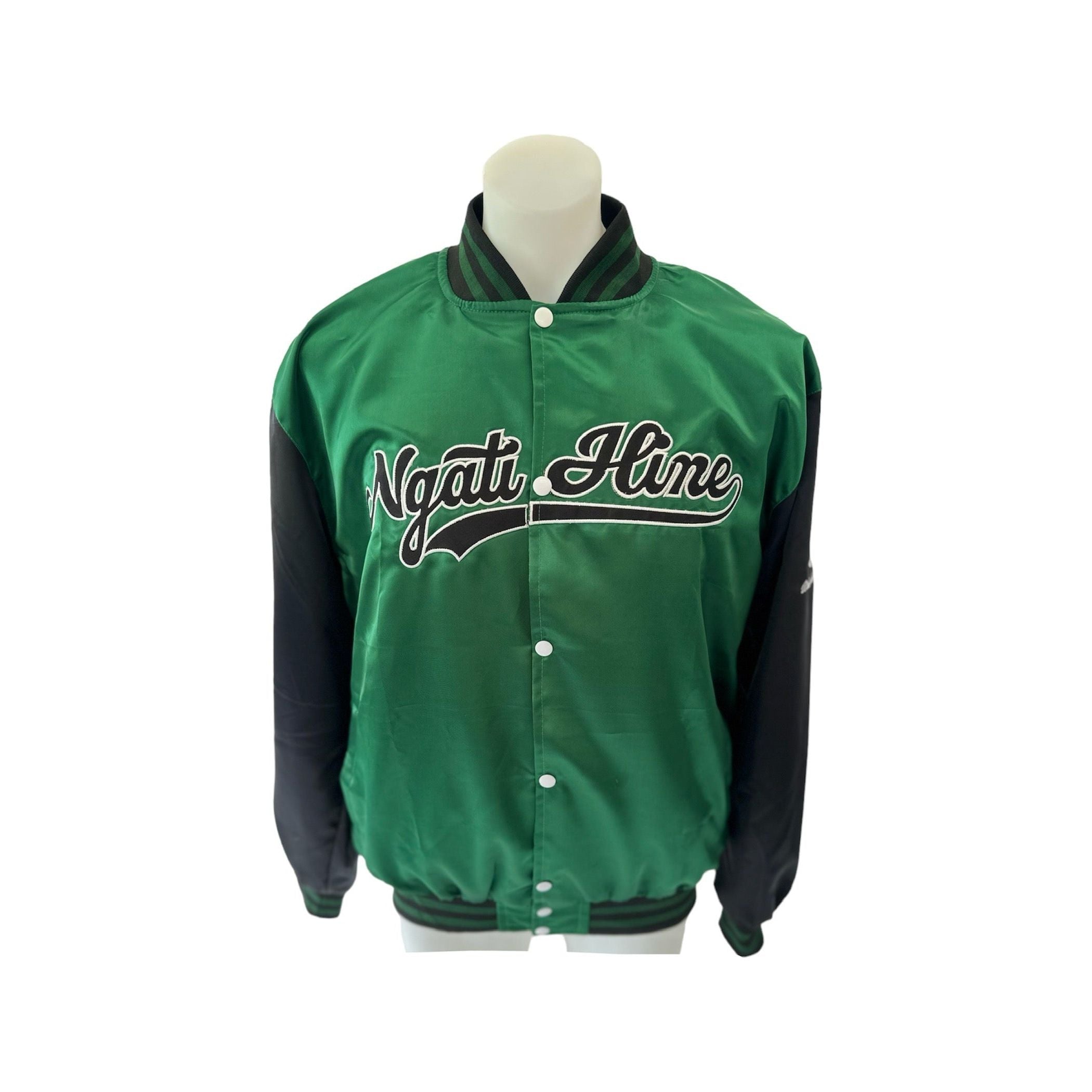 Ngati Hine Satin Bomber Jacket