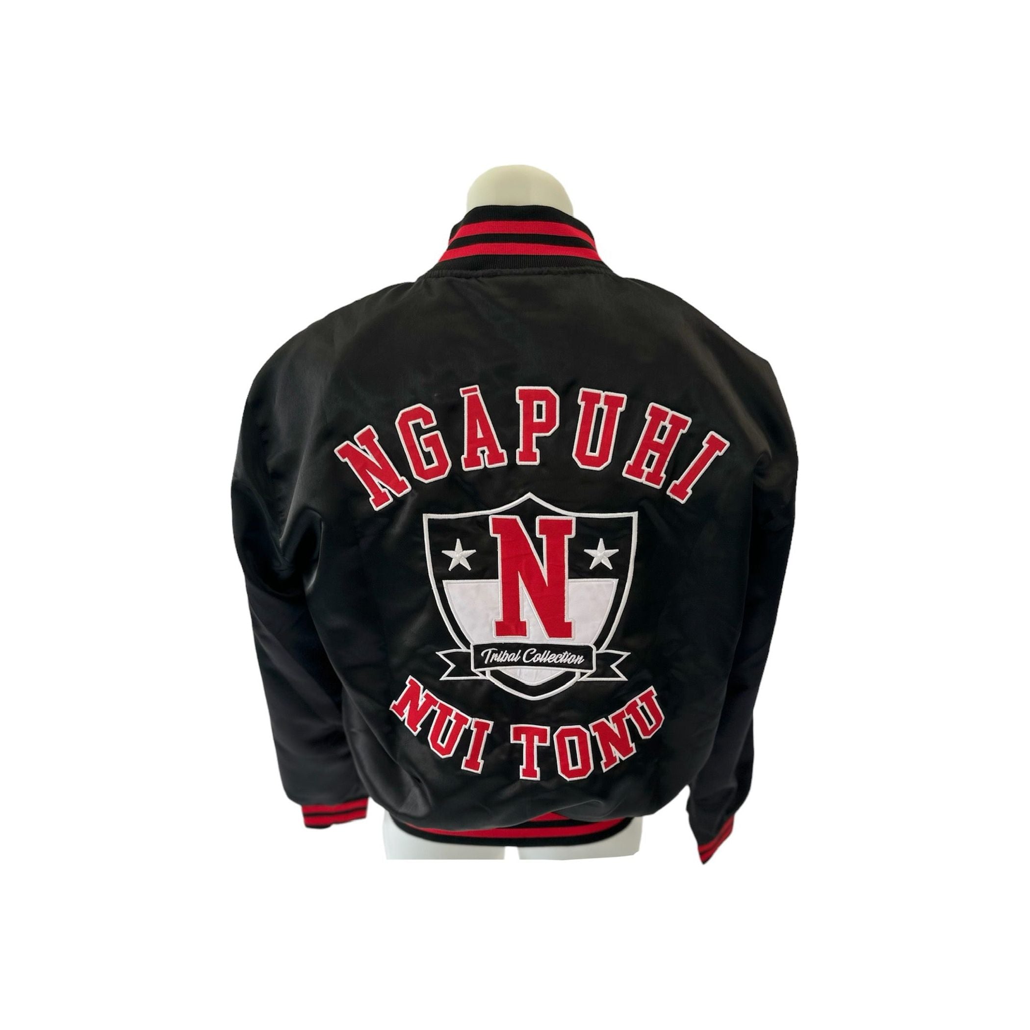 Ngapuhi Satin Bomber  jacket