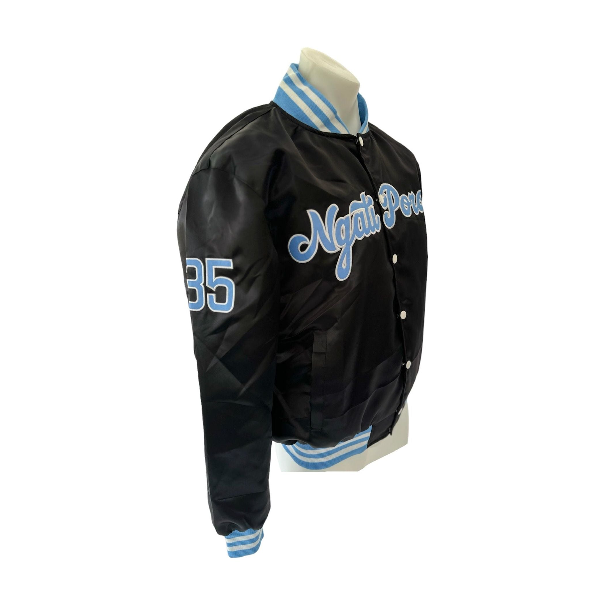 Ngati Porou  Bomber Satin Jacket