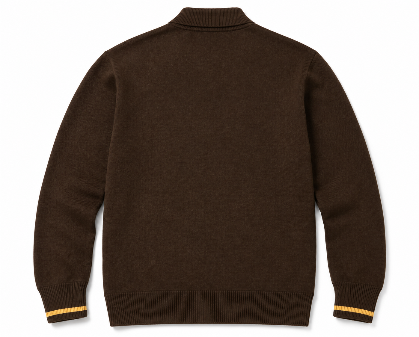 1835 Knit Polo Sweater -Brown