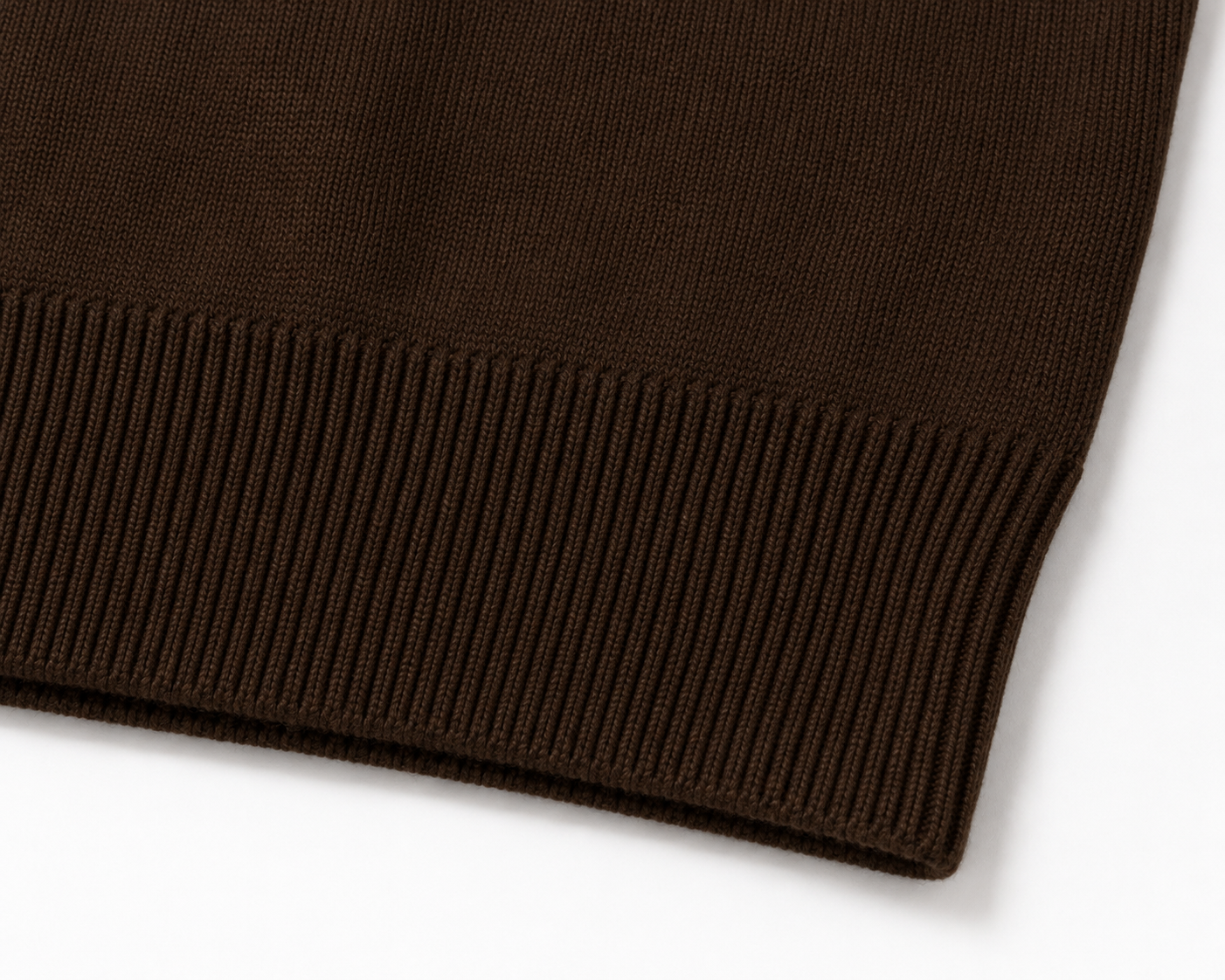 1835 Knit Polo Sweater -Brown