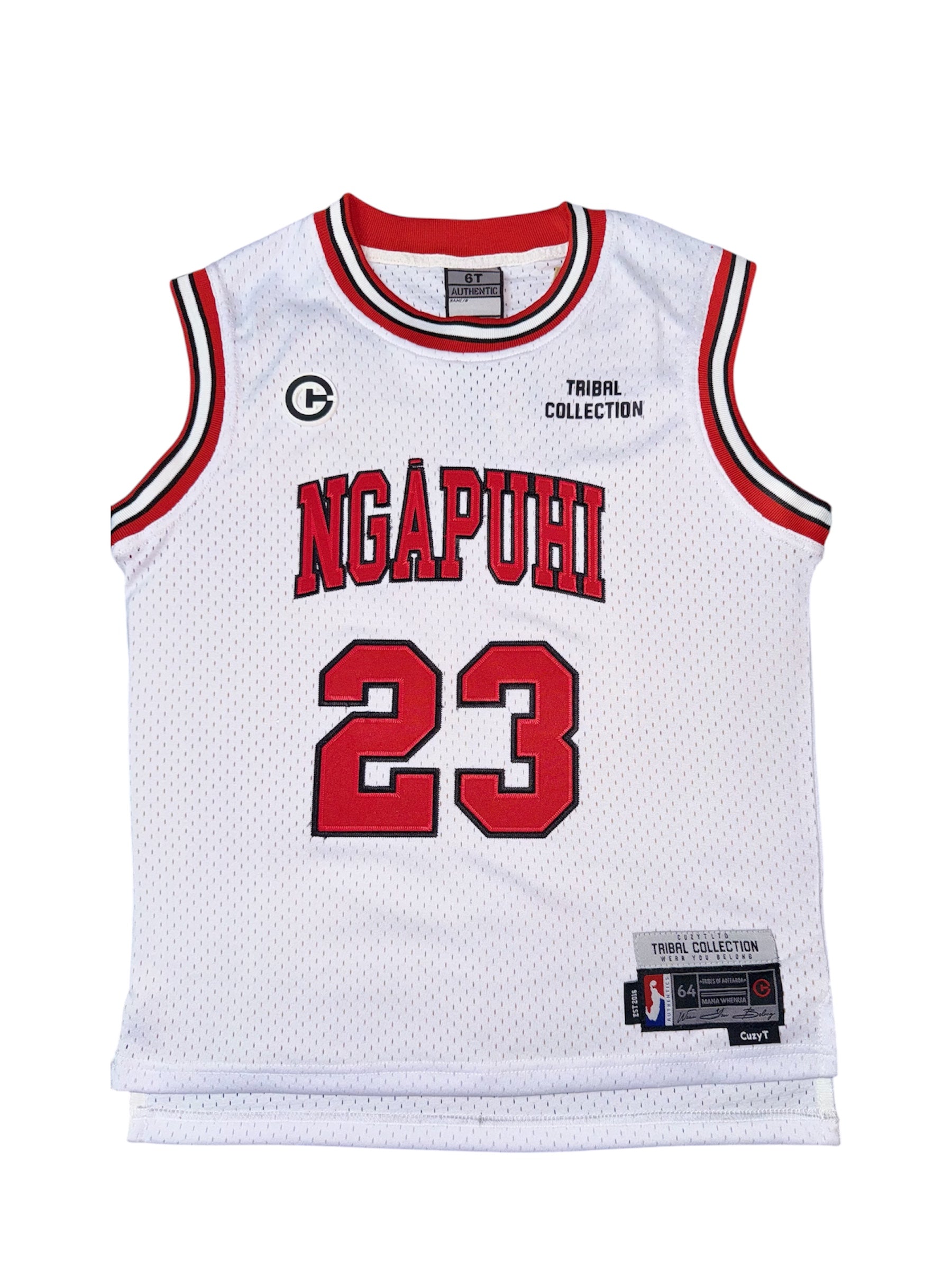 Ngapuhi Kids Basketball Mesh Singlet