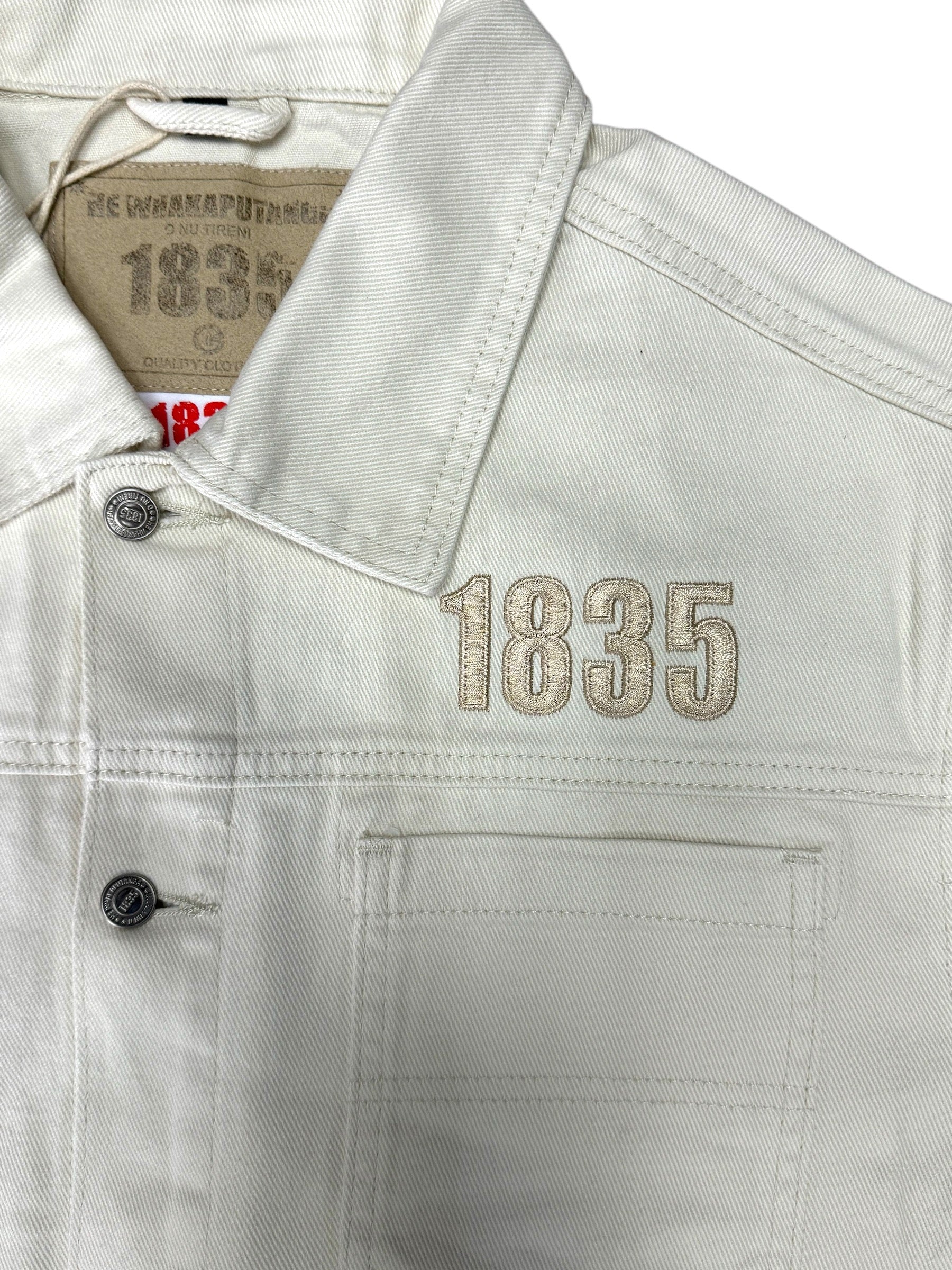 1835 Cotton Drill Creme Jacket