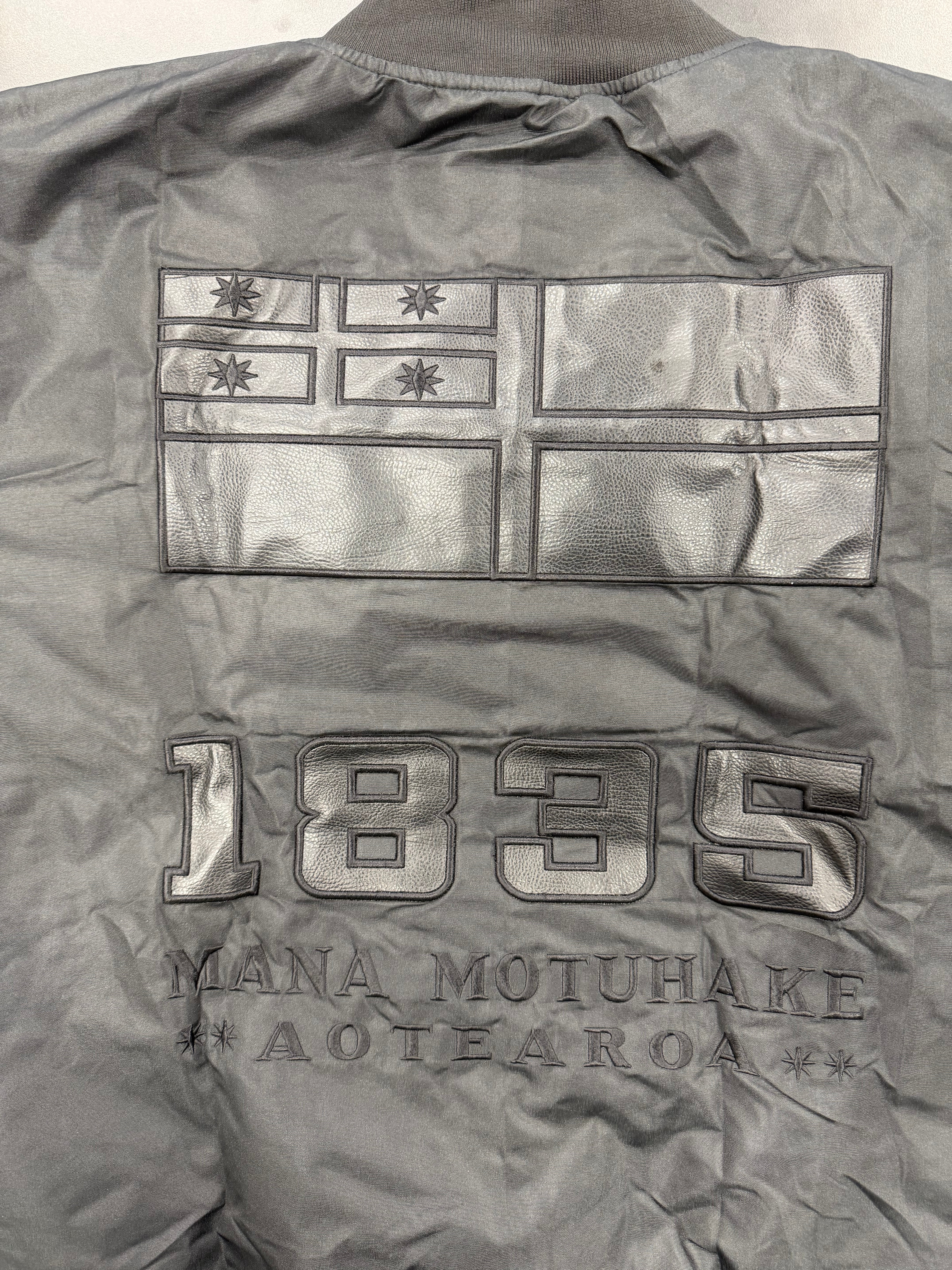 1835 Black on Black Bomber Jacket