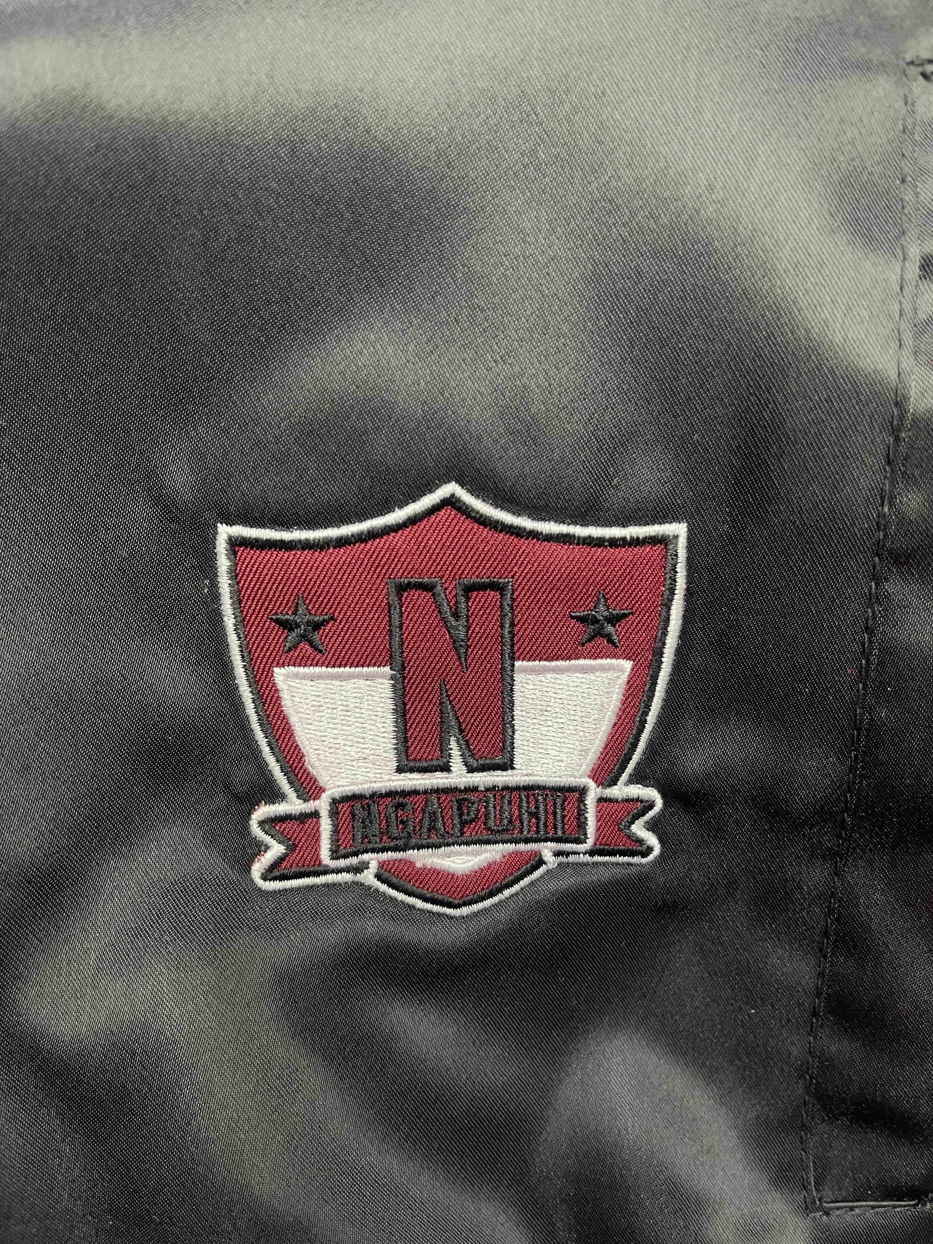 Split Satin Ngapuhi Bomber