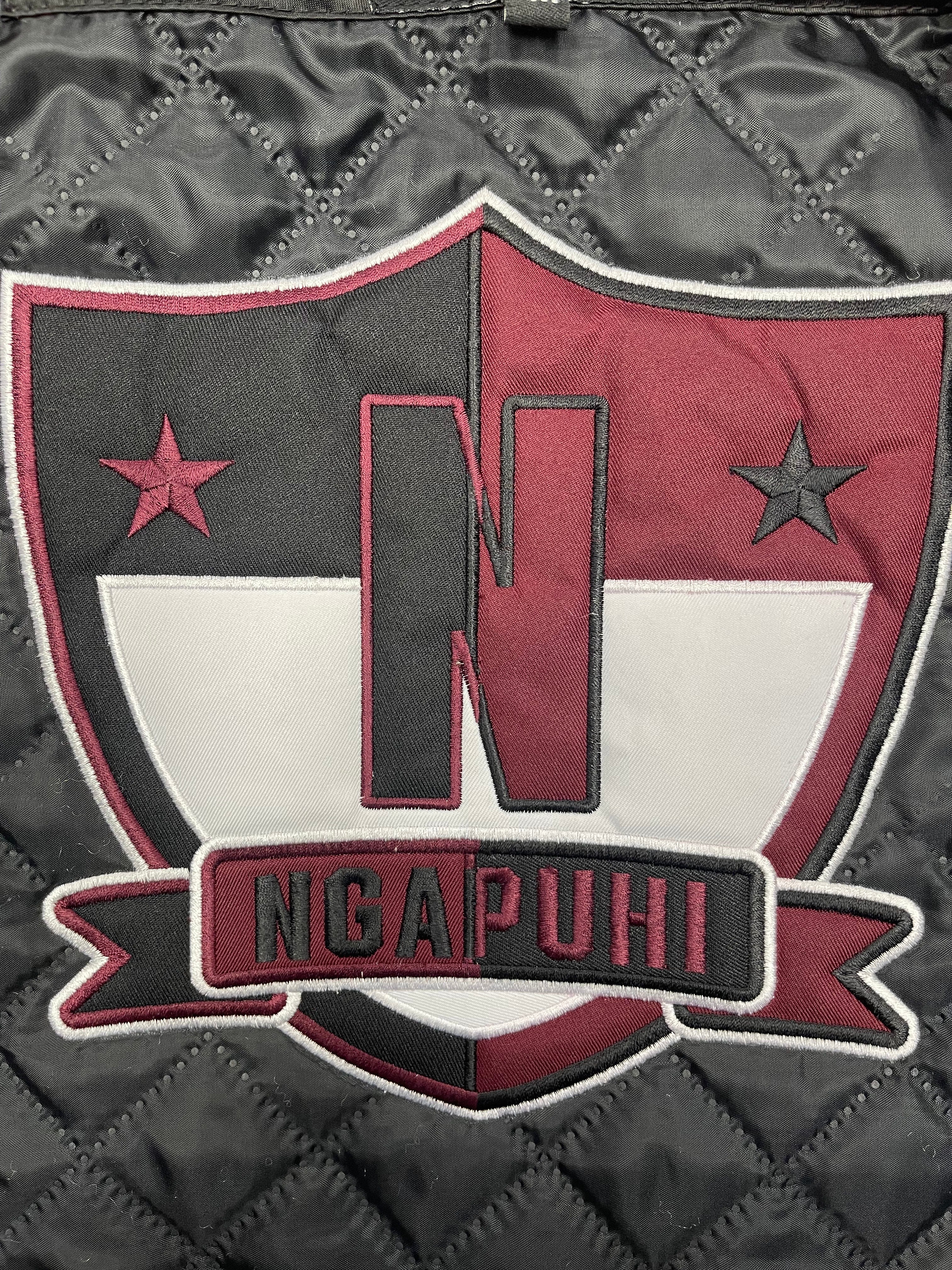 Split Satin Ngapuhi Bomber