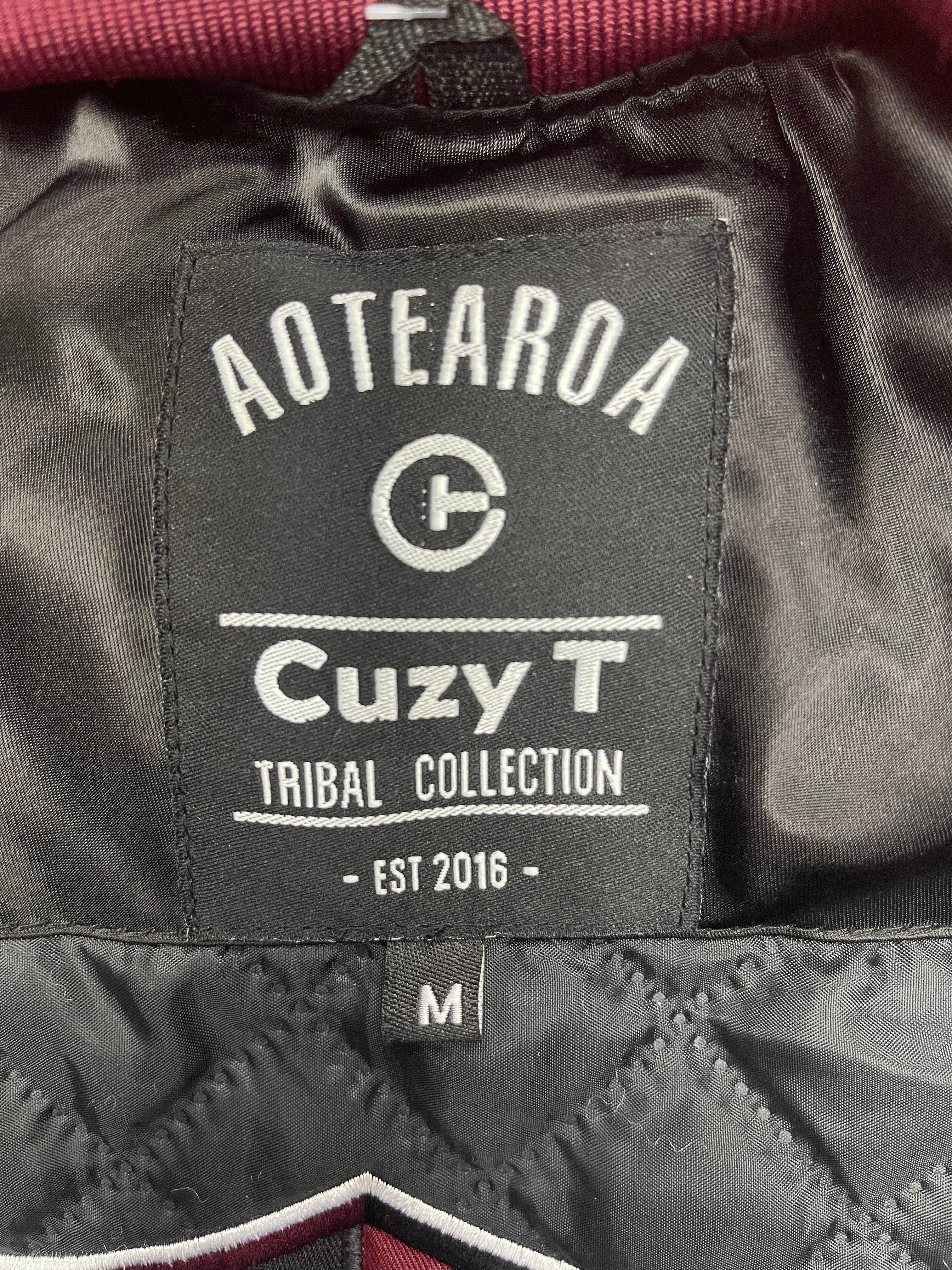 Split Satin Ngapuhi Bomber