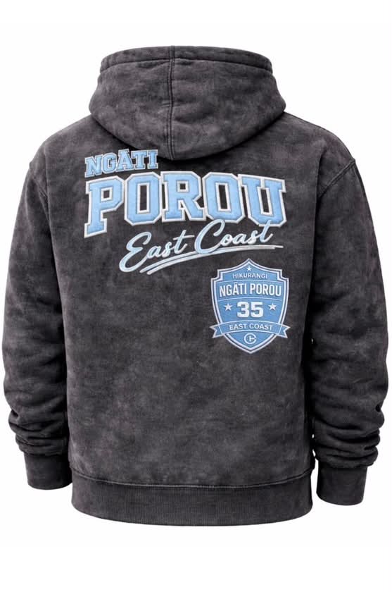 Ngati Porou-Acid wash Hoodie