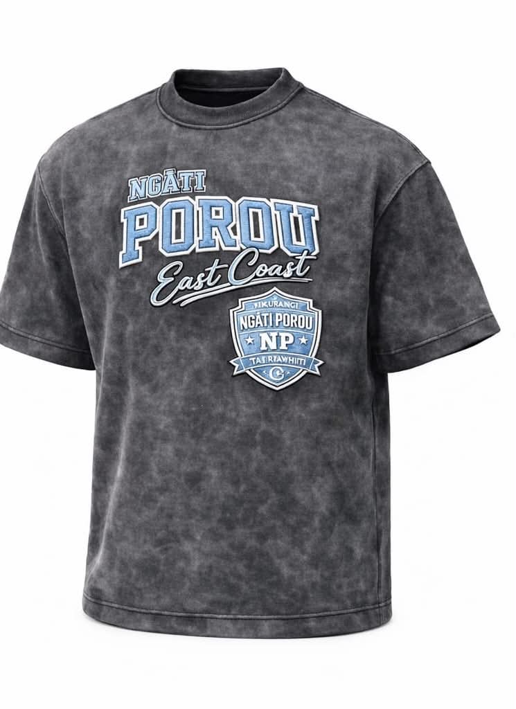 Ngati Porou Acid wash Tee