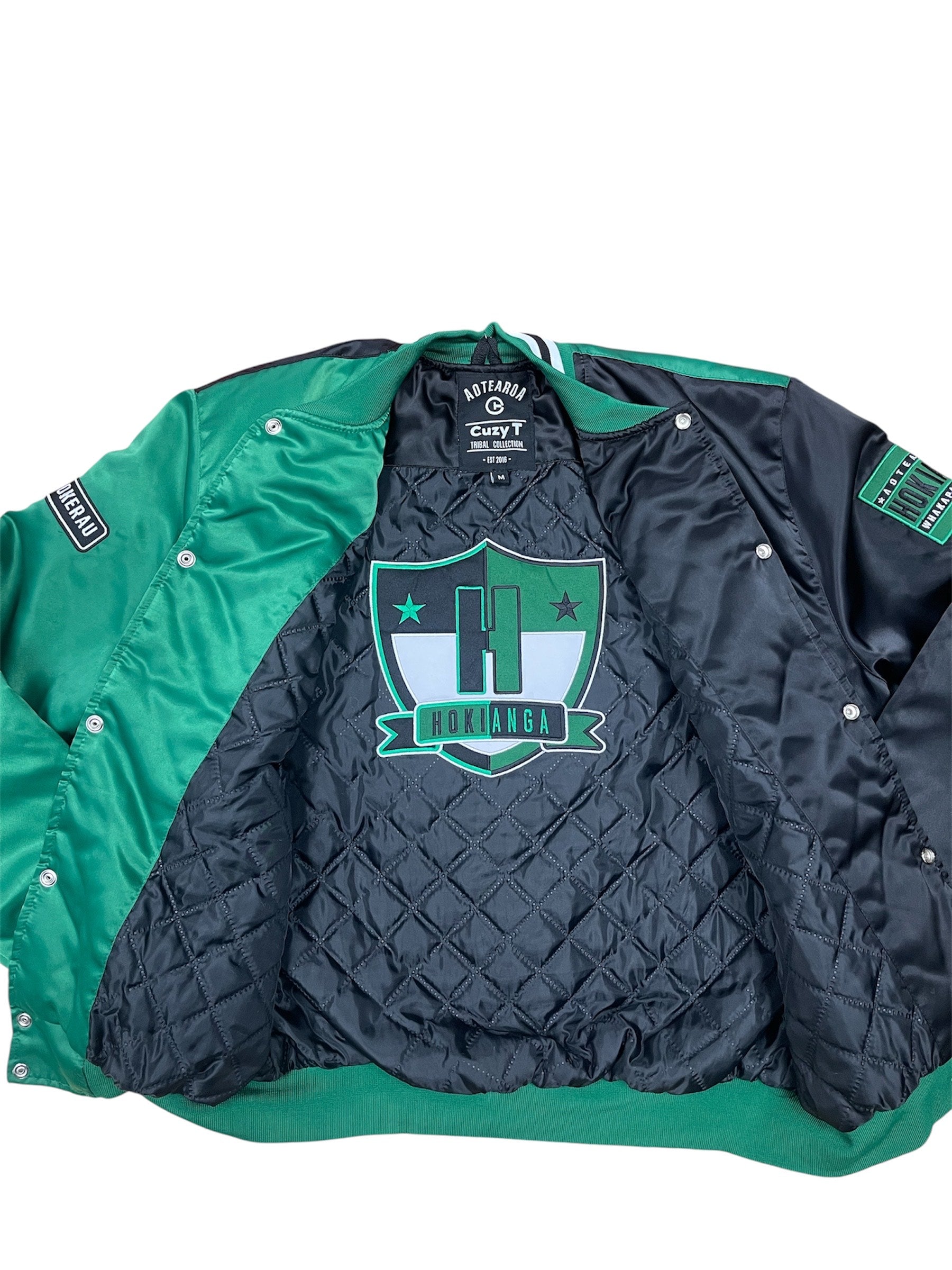 Split Satin Hokianga Bomber