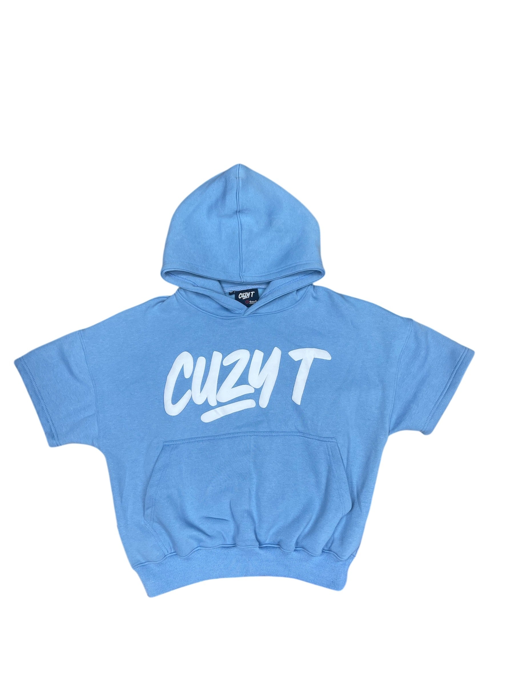 Cuzy T Sky Blue Puff Hoodie