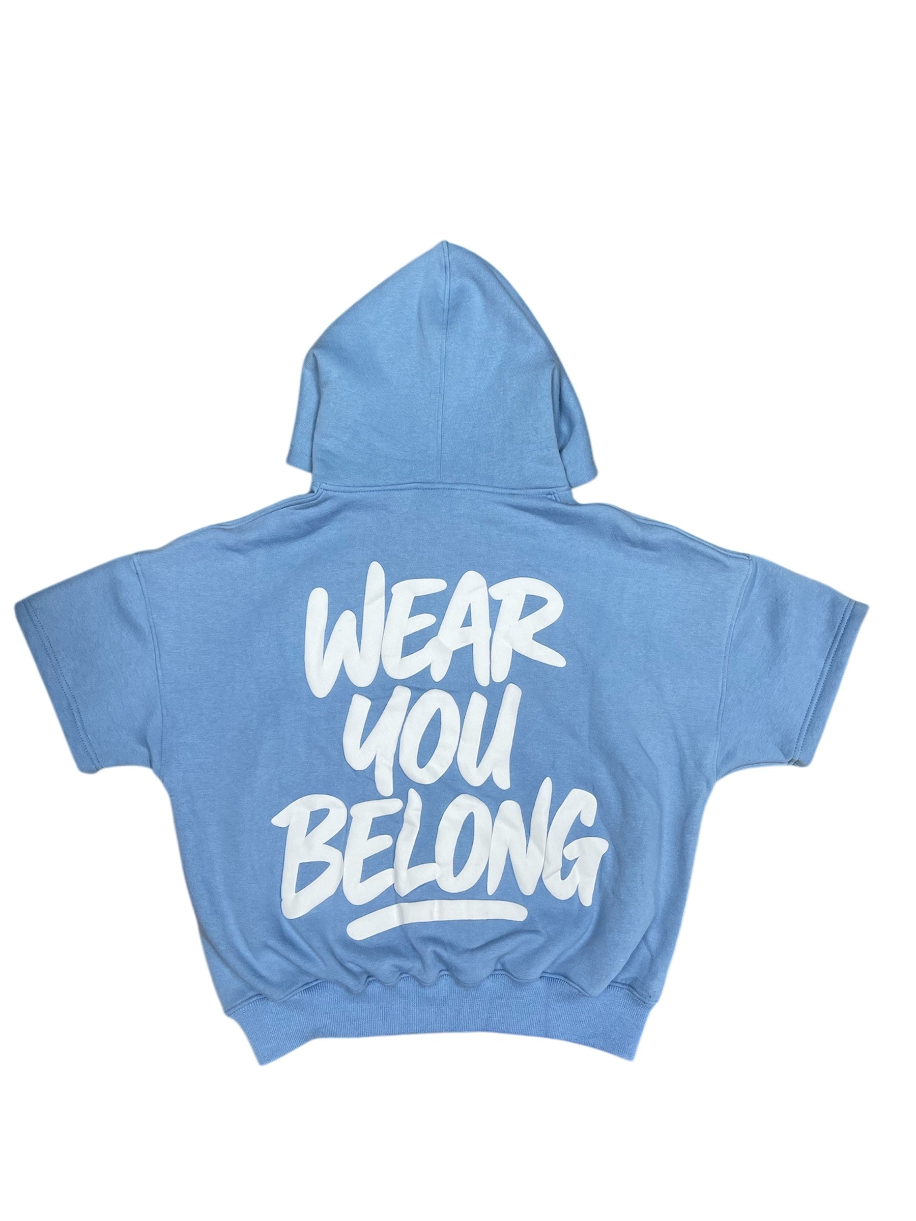 Cuzy T Sky Blue Puff Hoodie
