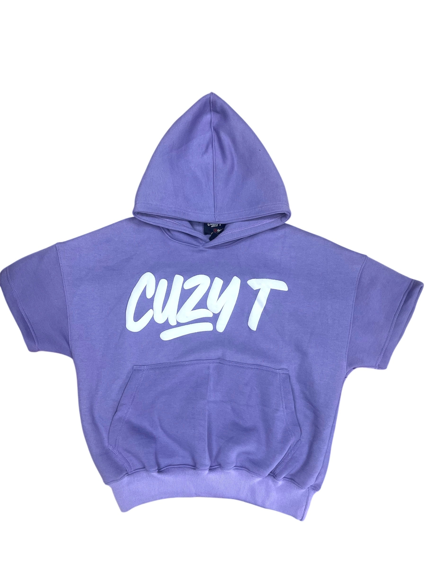 Cuzy T Violet Puff Hoodie
