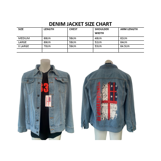 1835 He Whakaputanga Trucker Denim Unisex Jacket