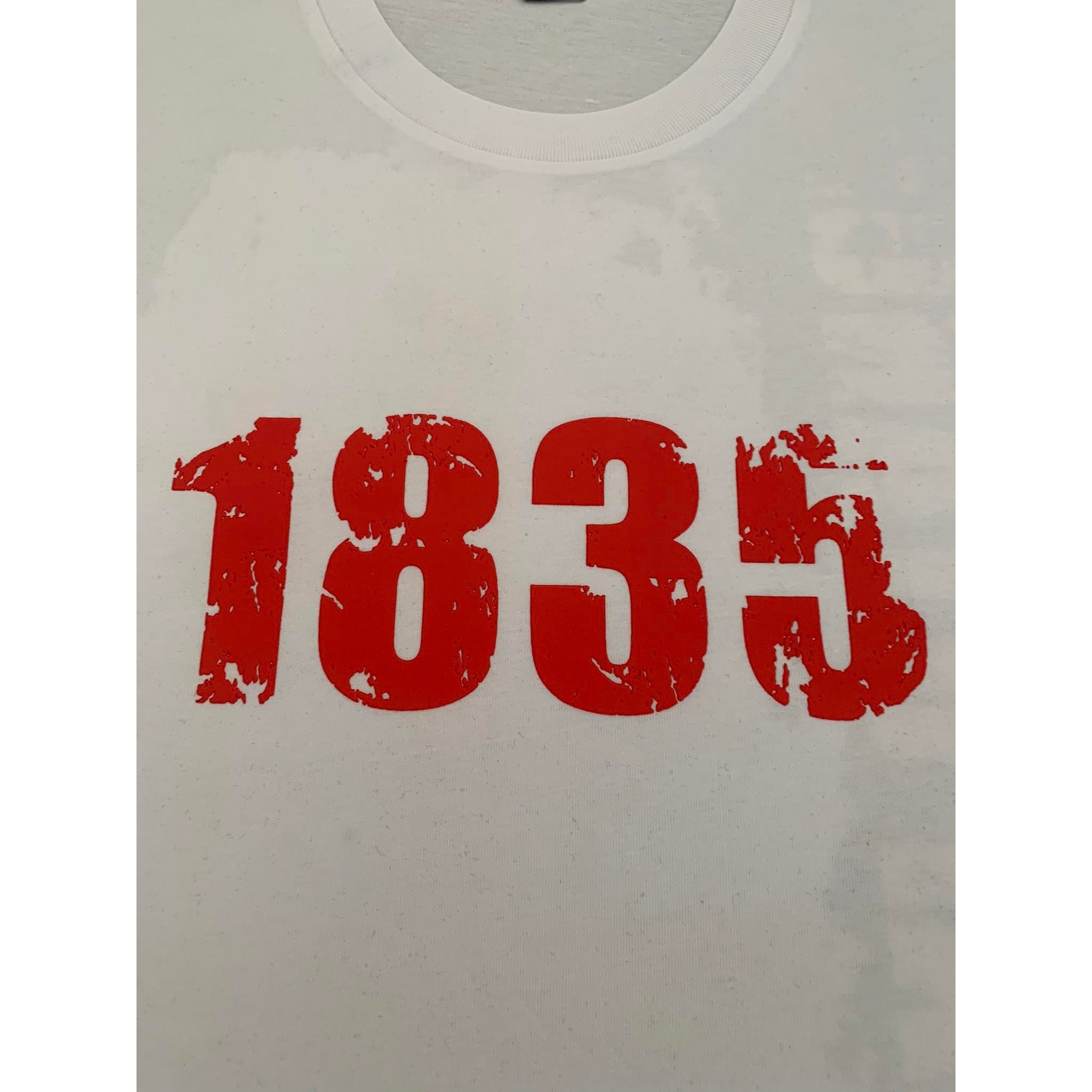 1835 Mens White Tee
