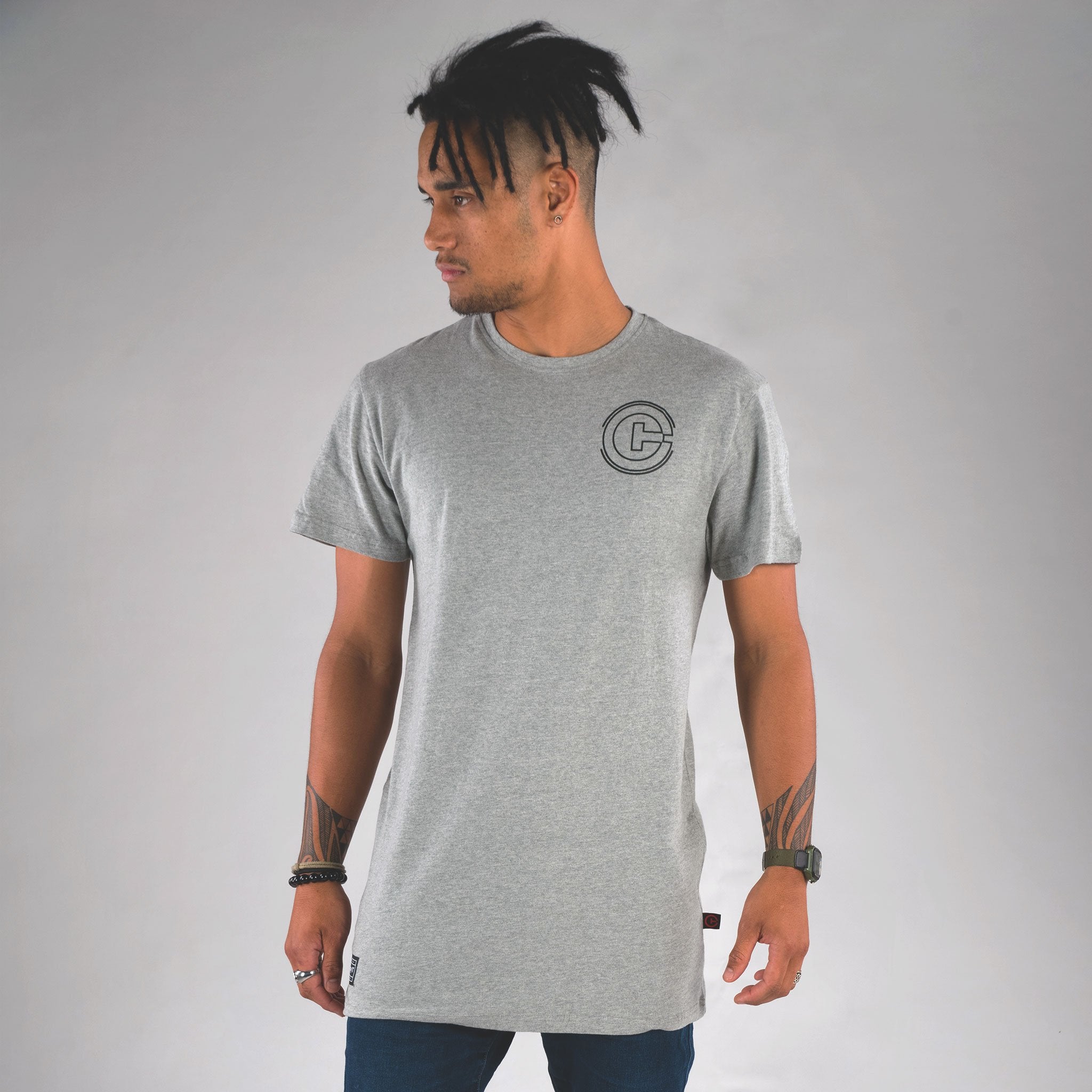 CLASSIC TALL TEE GREY