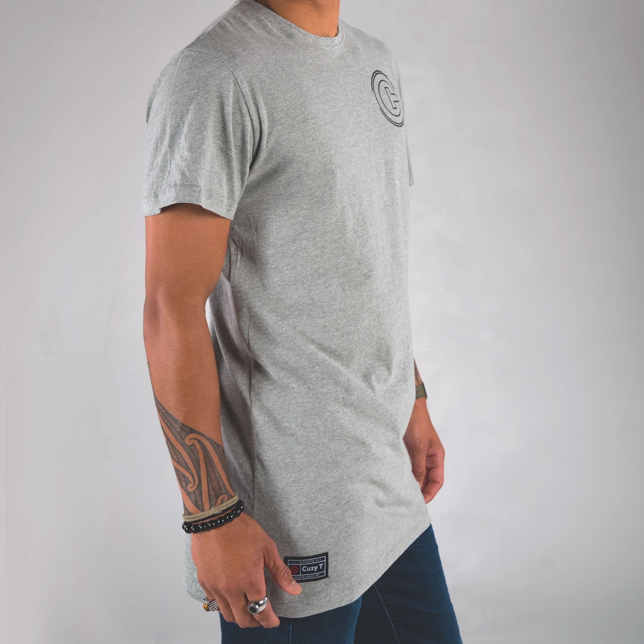 CLASSIC TALL TEE GREY