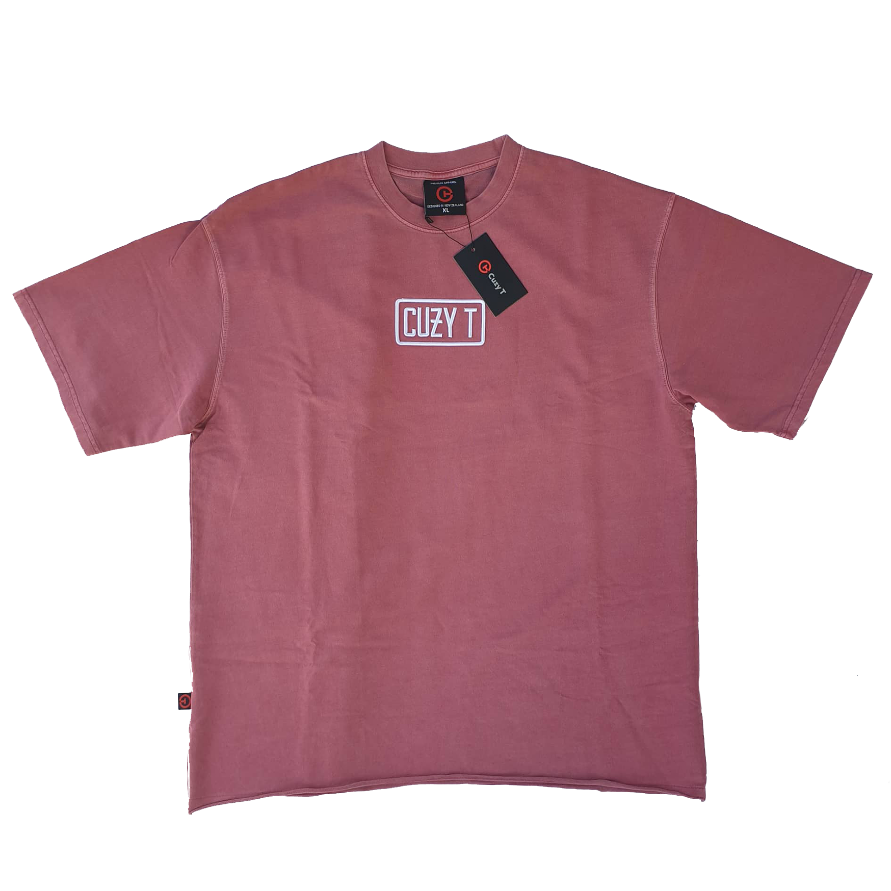 BOXED CREW NECK TEE-short sleeve - Cuzy T Apparel