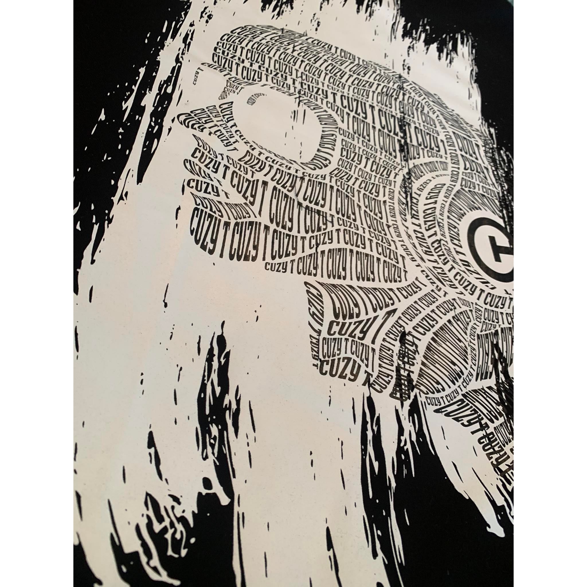 CUZY BEATS - White on Black