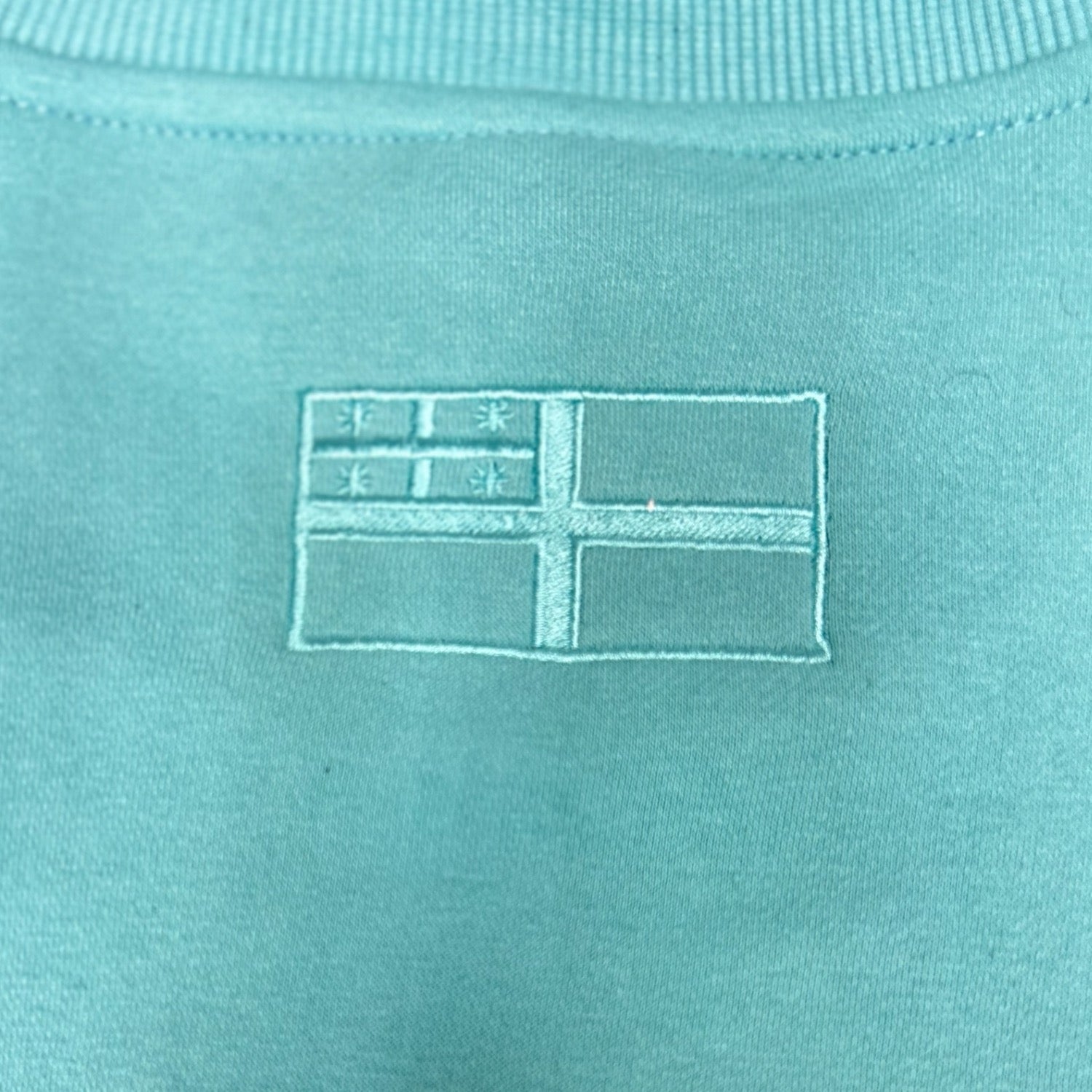 1835 Crewneck Aqua Blue