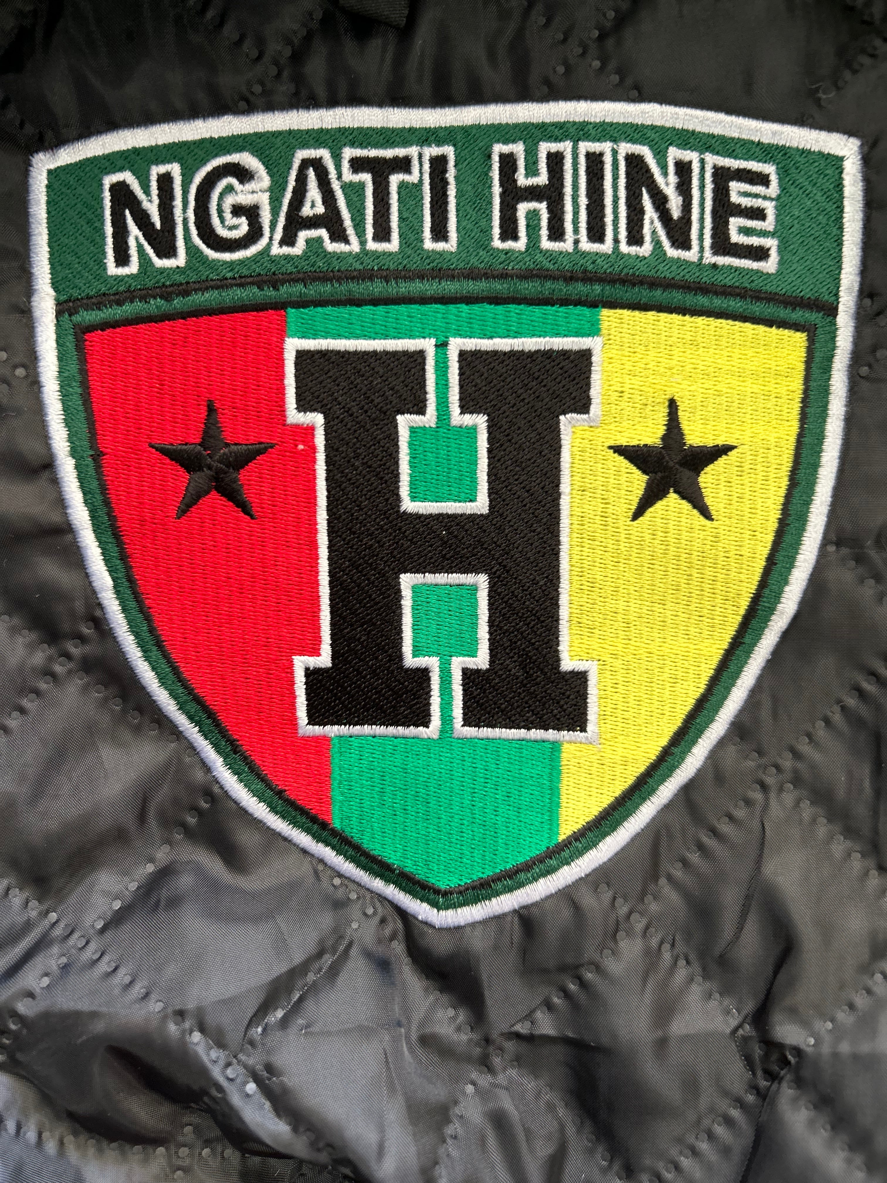 Ngati Hine Cropped bomber jacket