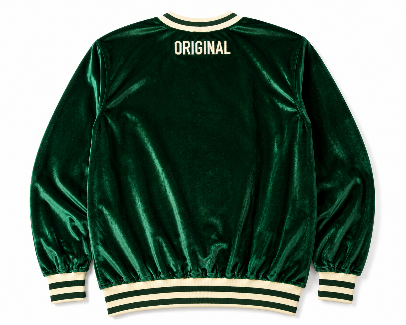 1835 Velveteen Crewneck - Green