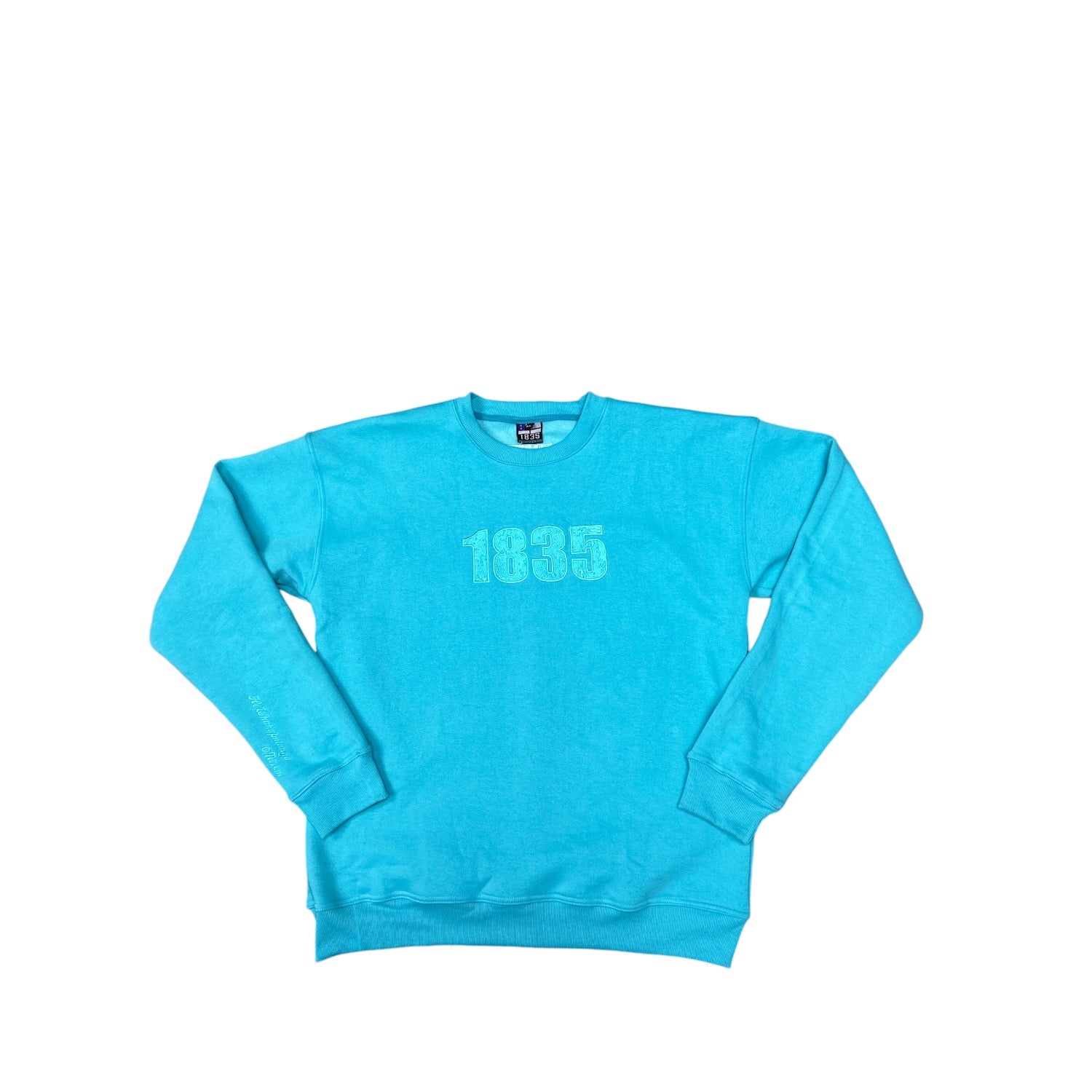 1835 Crewneck Aqua Blue