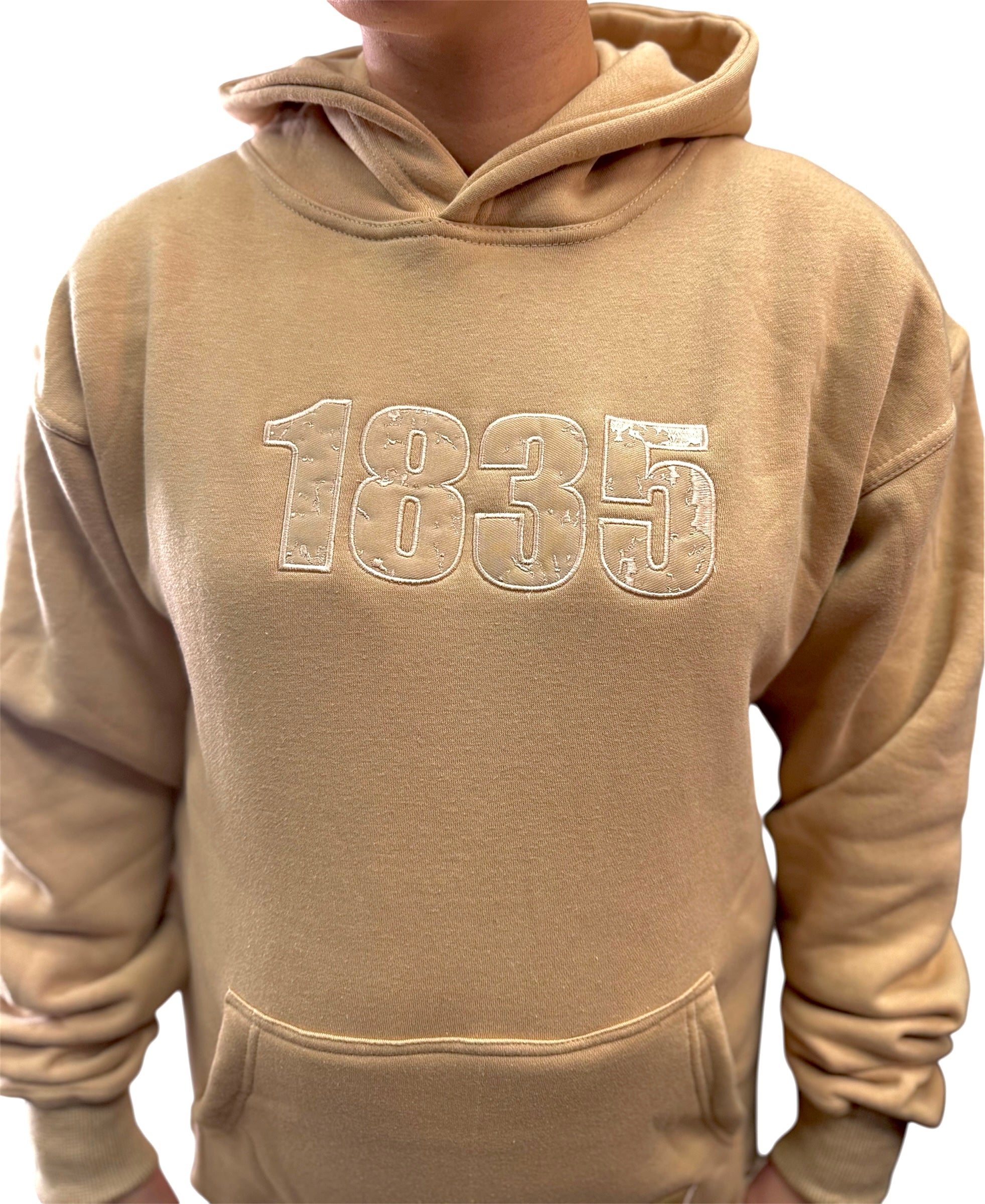 1835 Beige on Beige hoodie