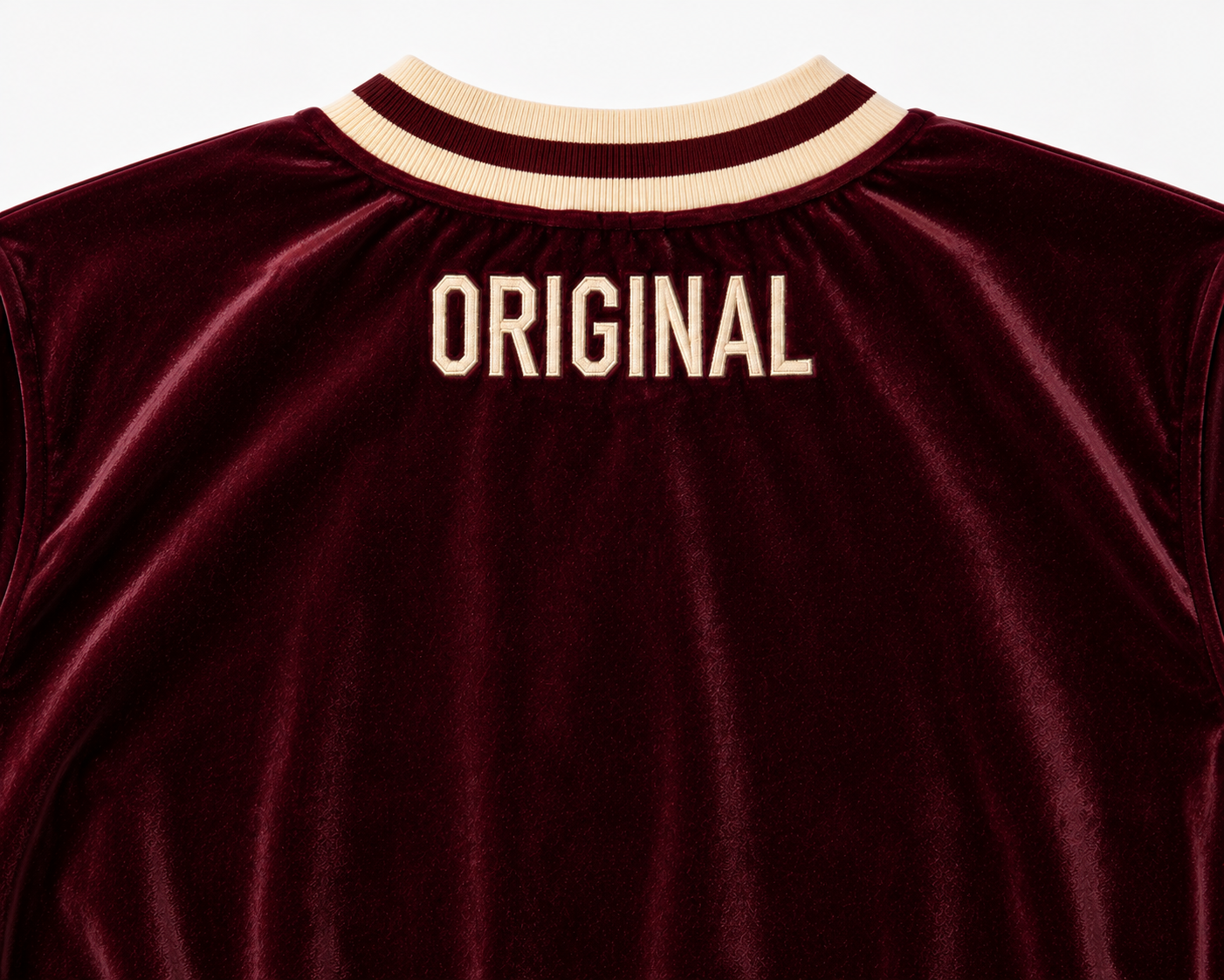 1835 Velveteen Crewneck - Maroon