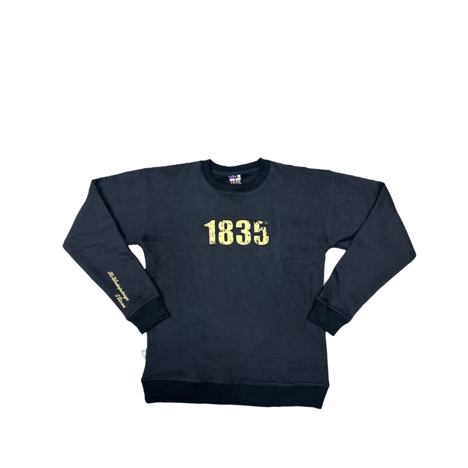 1835 Crewneck Black and Gold