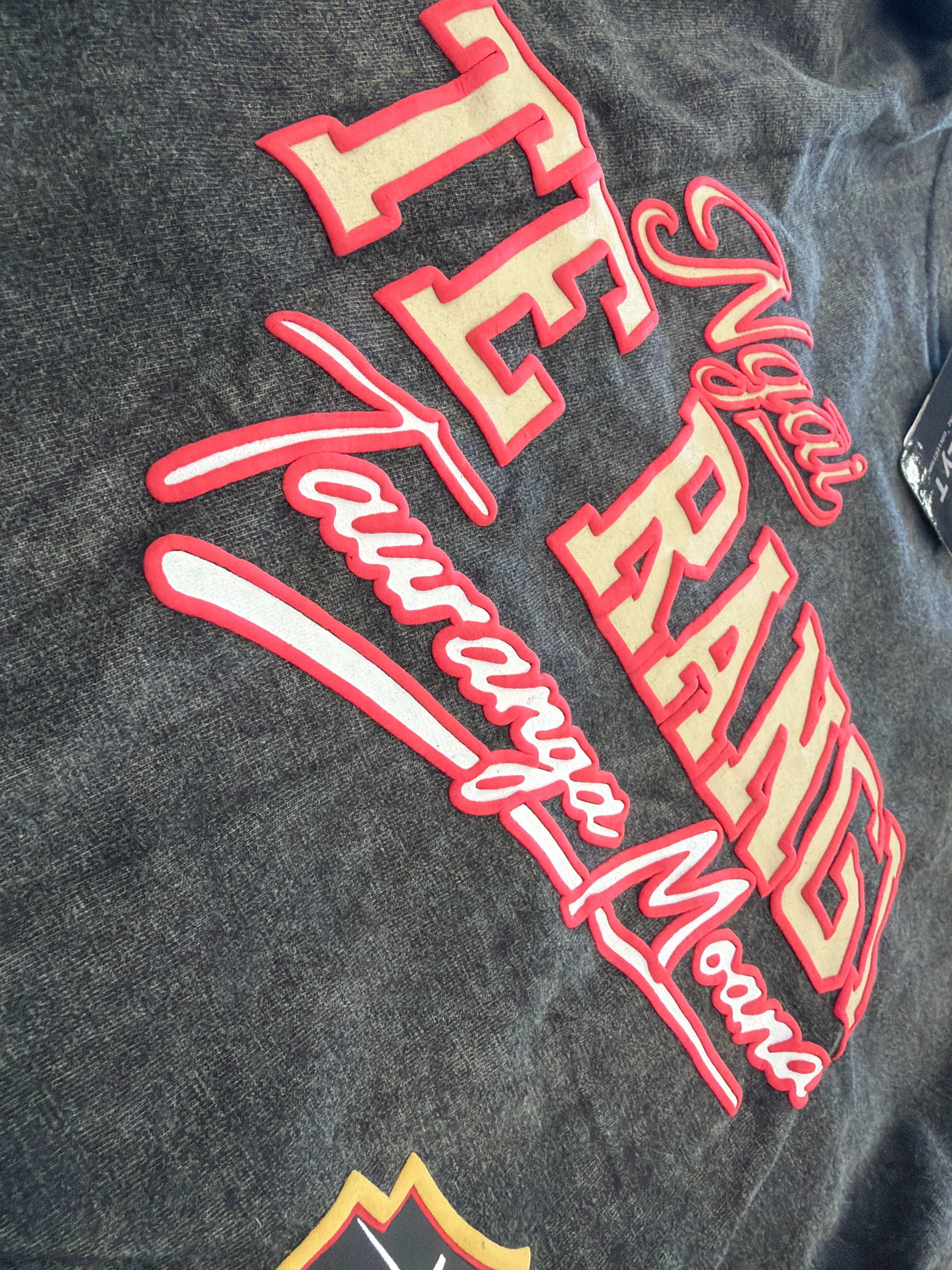 Ngai Te Rangi Acid Wash Over Sized Tee