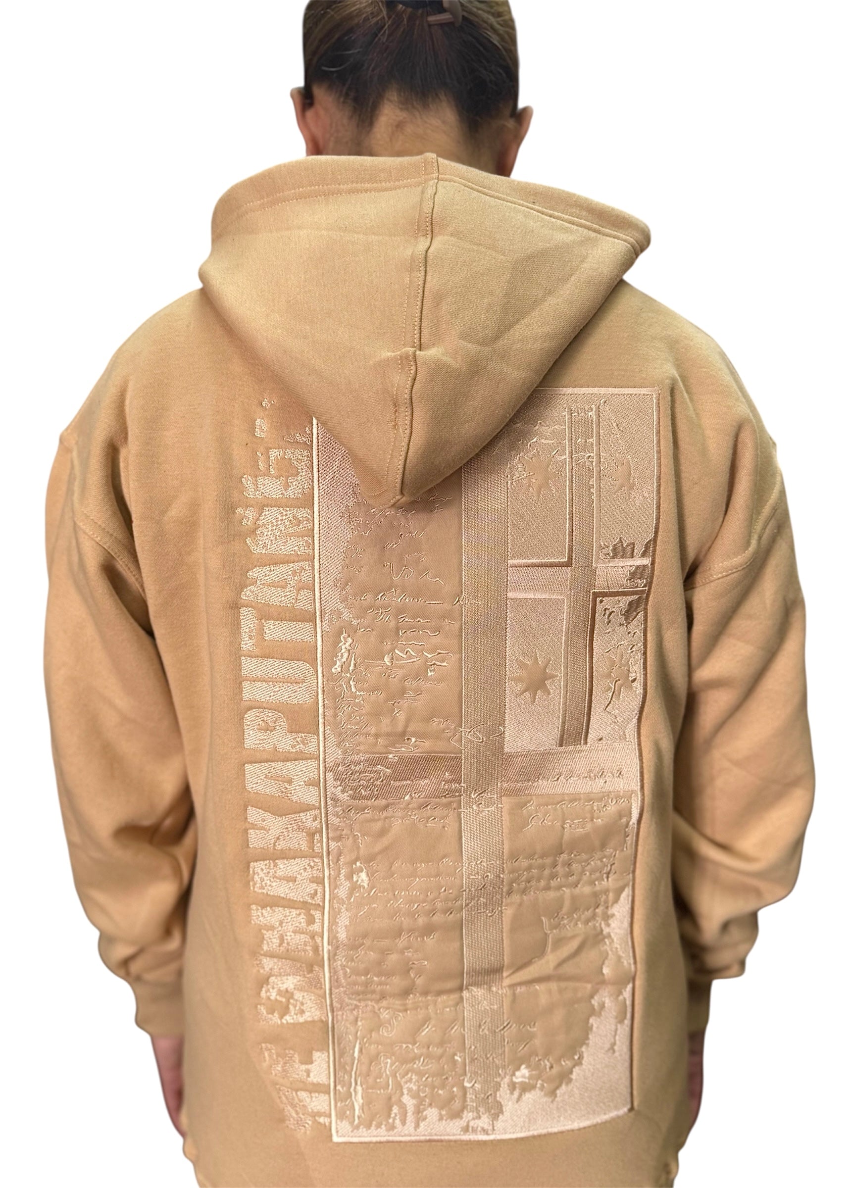 1835 Beige on Beige hoodie