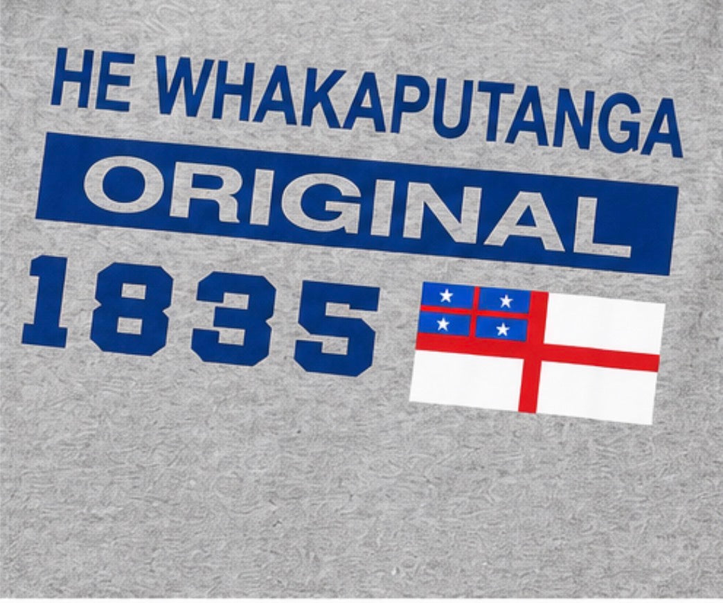 1835 Original  He Wakaputanga -Grey Classic tee