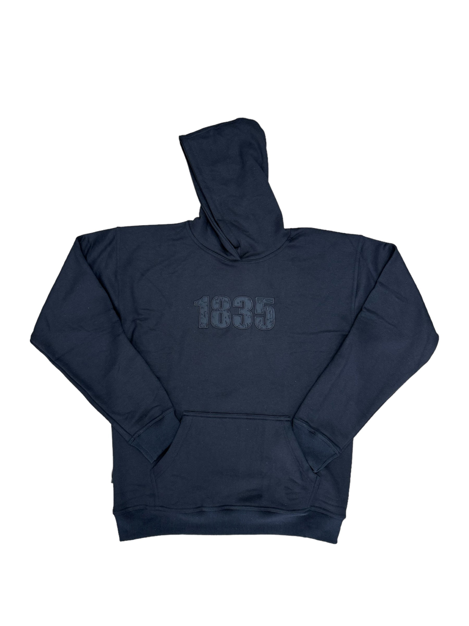 1835 He Whakaputanga Black on Black hoodie