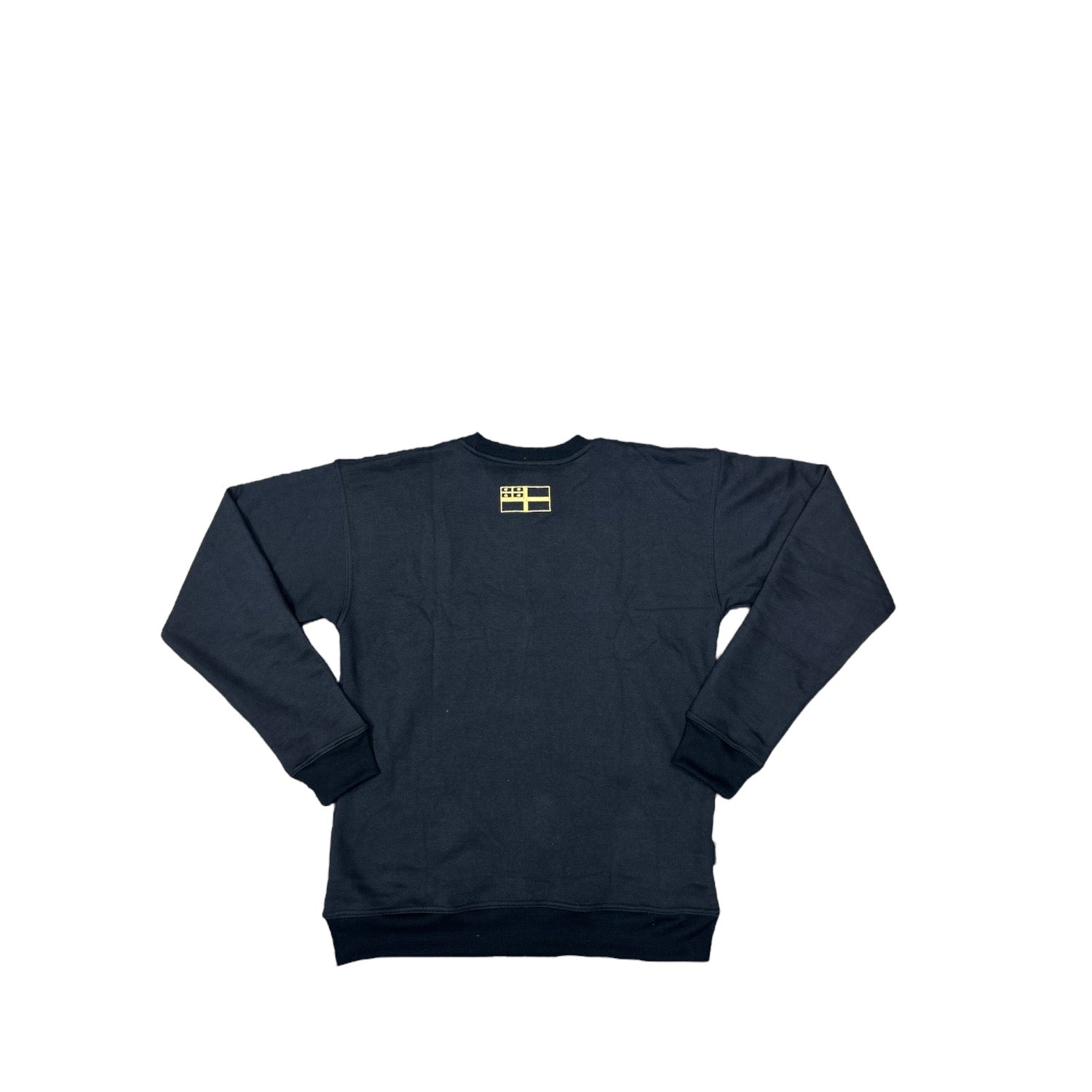 Black and gold crewneck sale