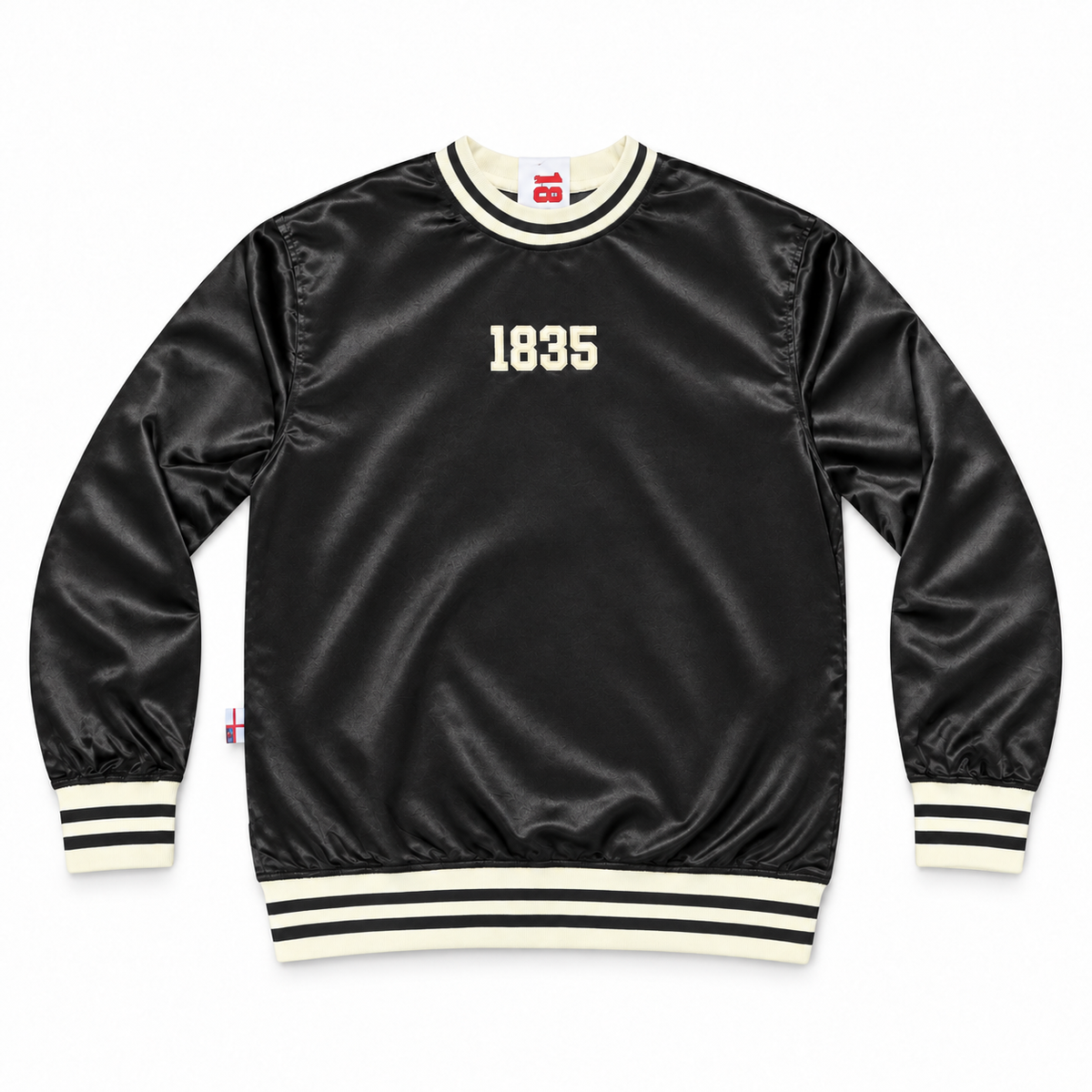1835 Velveteen crew neck - Black