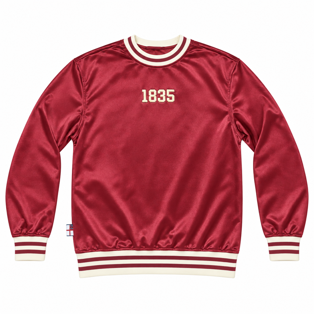 1835 Velveteen crew neck - Maroon
