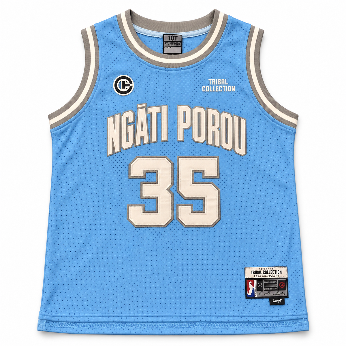 Ngati Porou NBA Mesh Basketball Jersey Blue