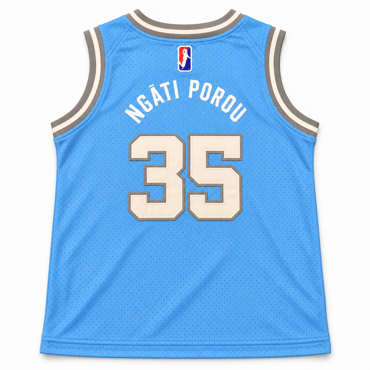 Ngati Porou NBA Mesh Basketball Jersey Blue