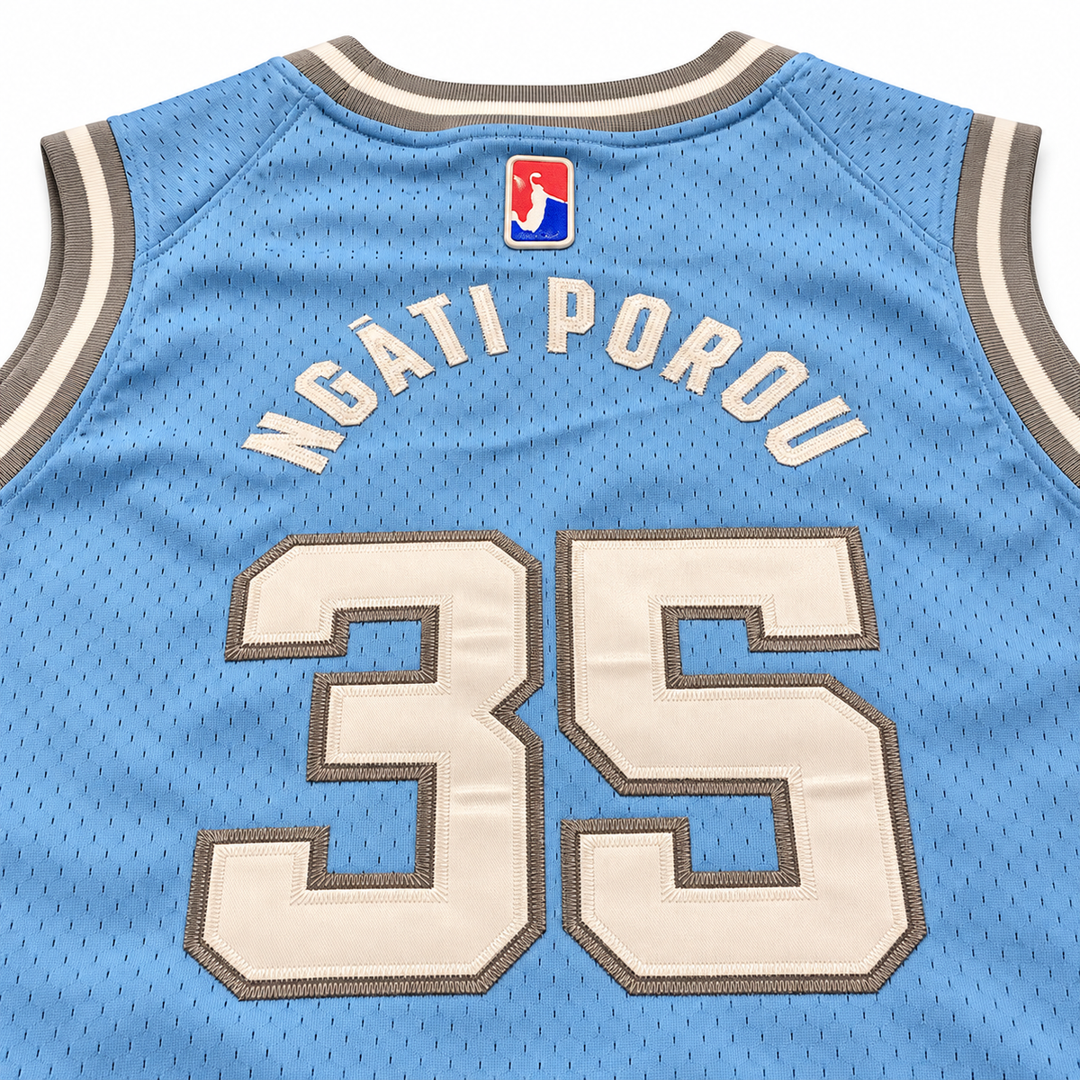 Ngati Porou NBA Mesh Basketball Jersey Blue