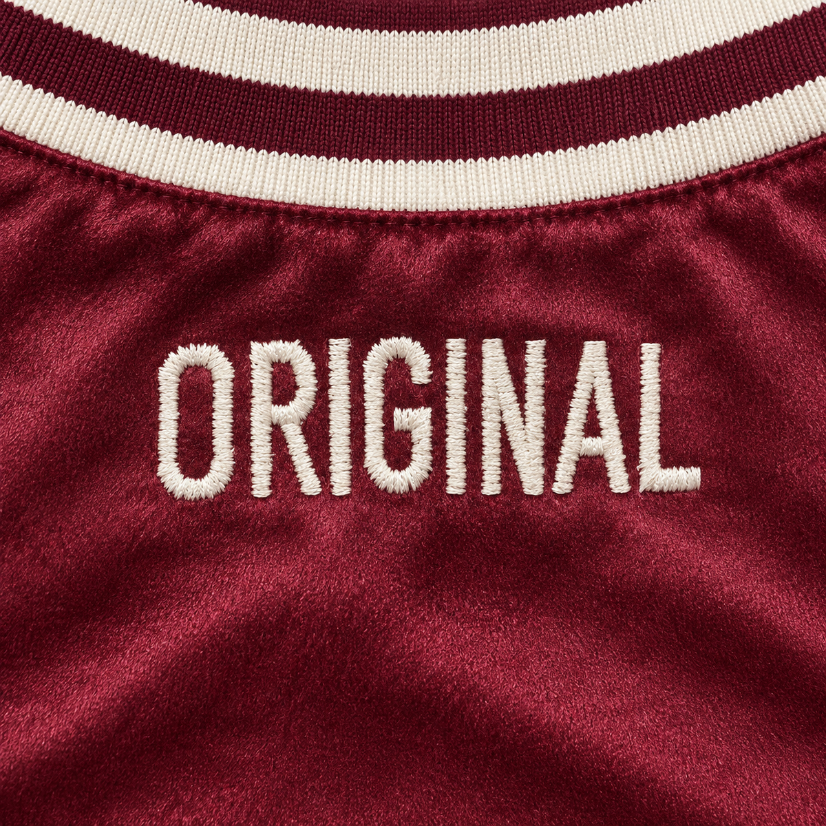 1835 Velveteen crew neck - Maroon