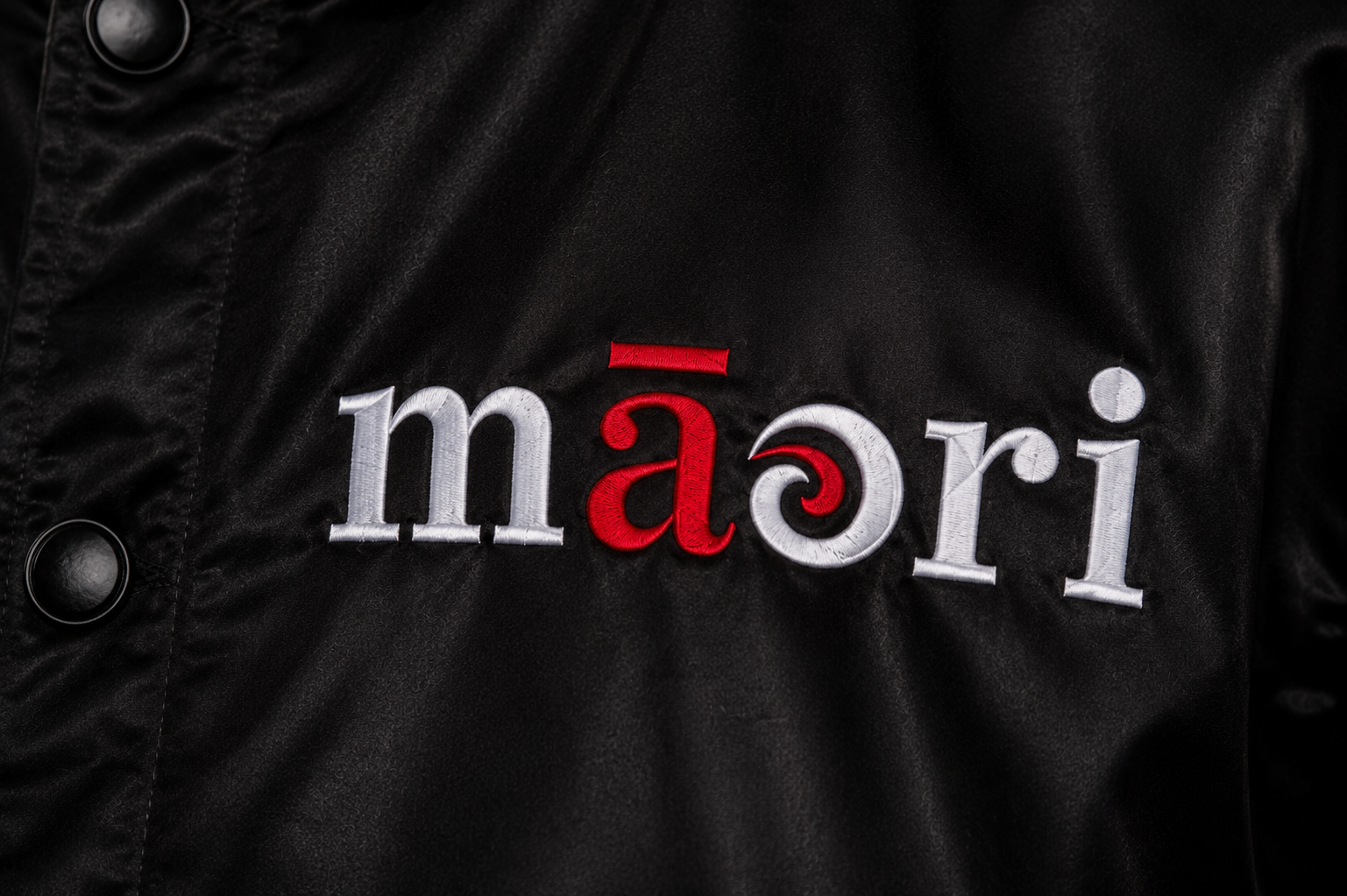 Maori Bomber Jacket -Black Pre Order