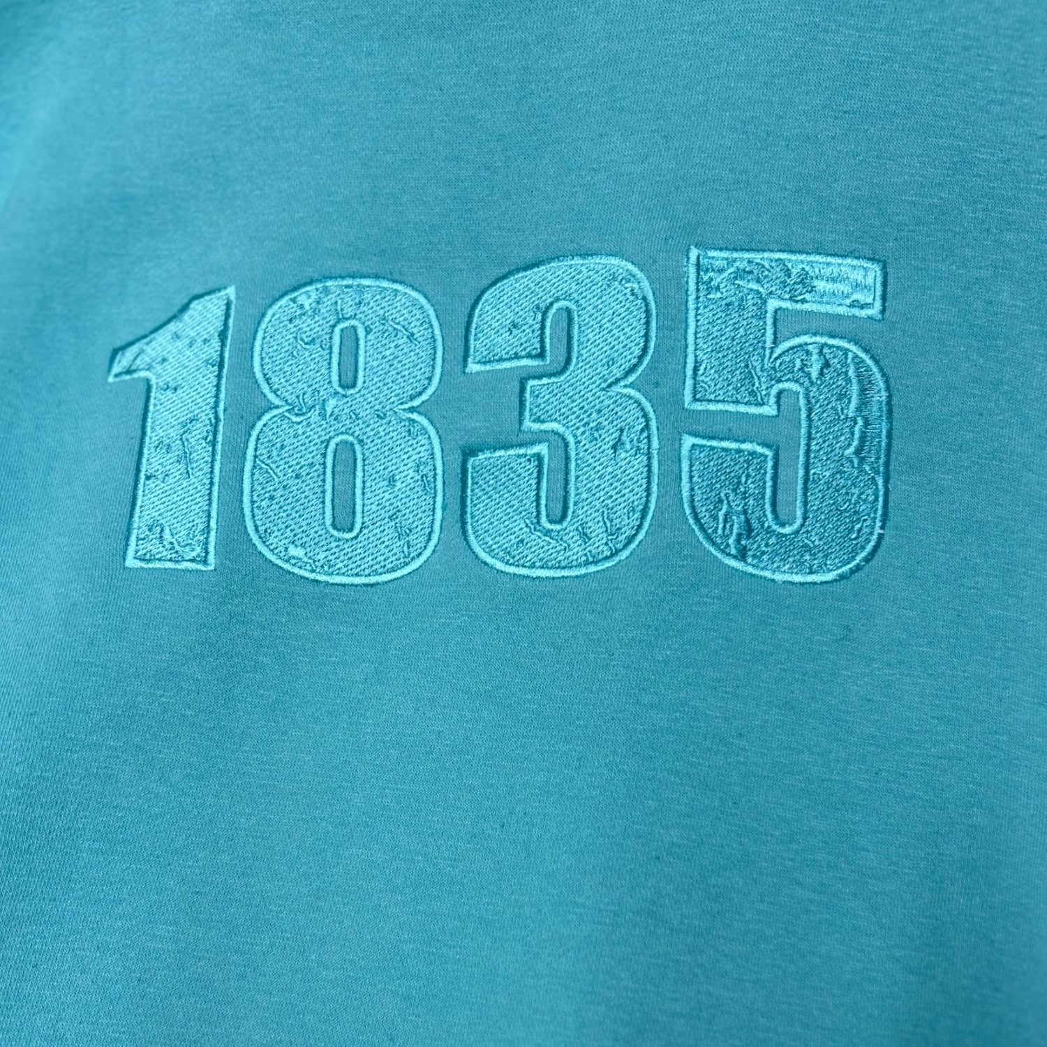 1835 Crewneck Aqua Blue