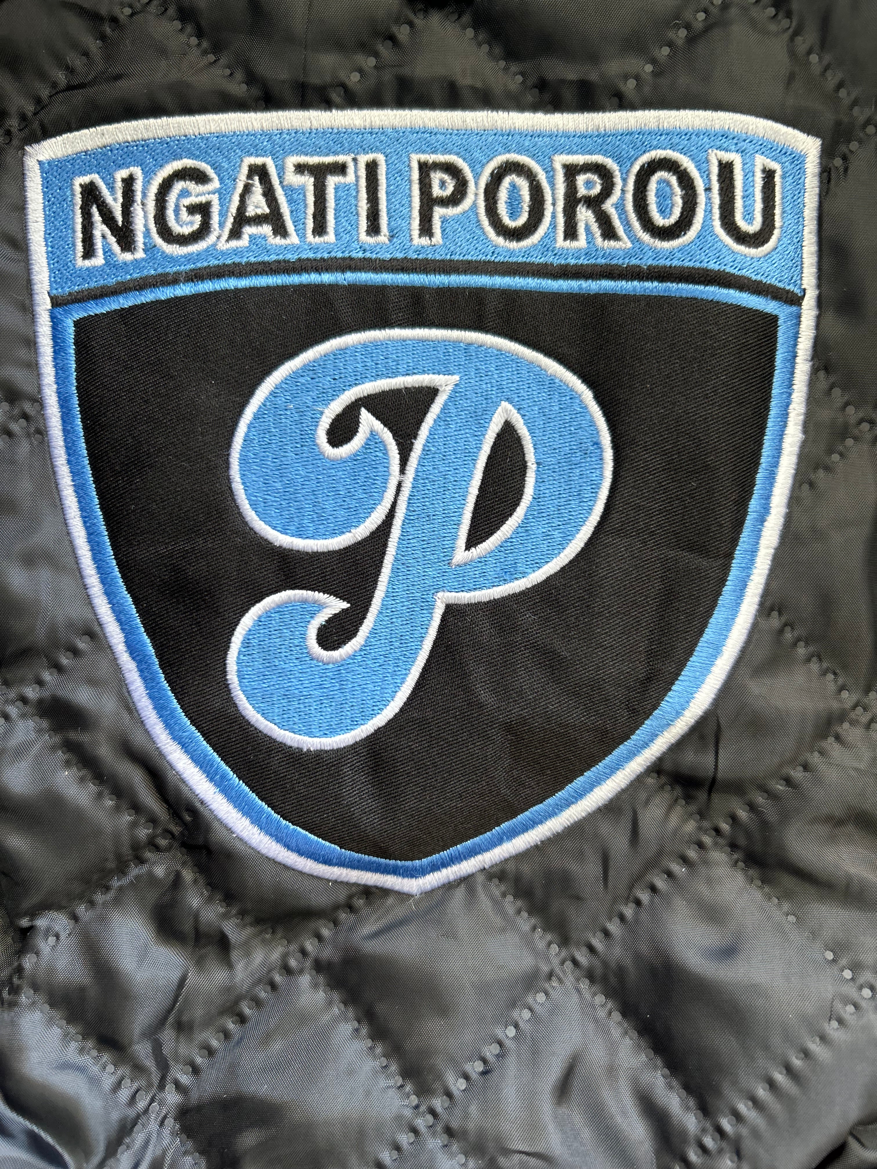 Ngati Porou Cropped bomber jacket